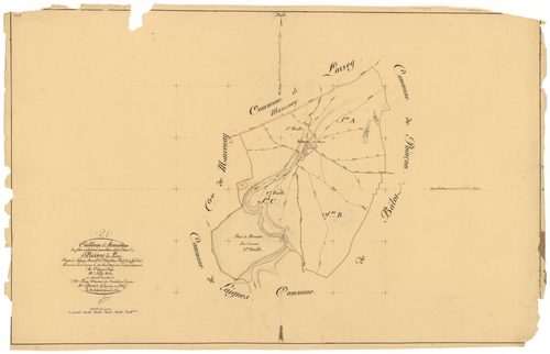 Bissey-la-Pierre - Tableau d'assemblage - 3 P PLAN 81/1