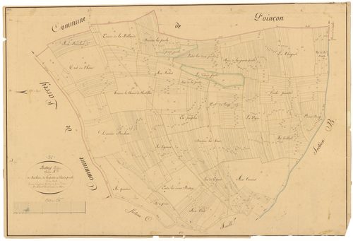 Bissey-la-Pierre - Section A - 3 P PLAN 81/2