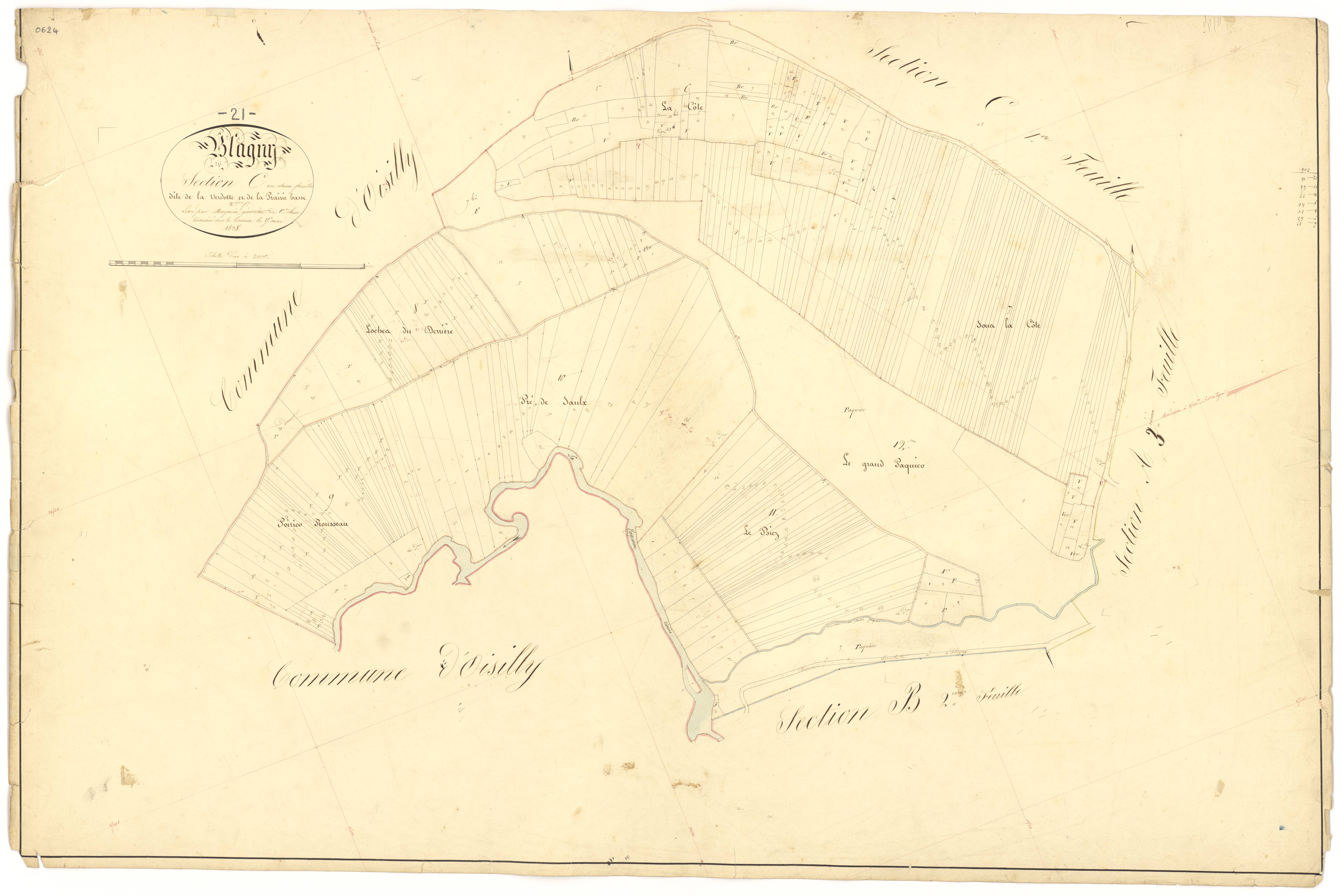 Blagny-sur-Vingeanne - Section C2 - 3 P PLAN 82/11