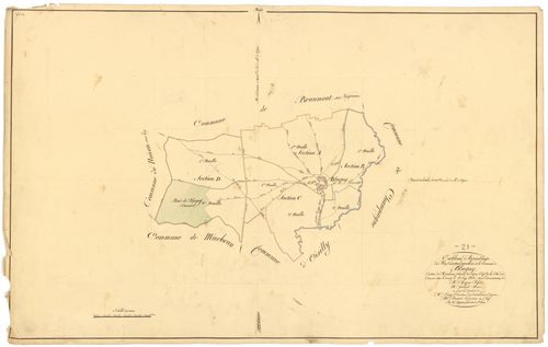 Blagny-sur-Vingeanne - Tableau d'assemblage - 3 P PLAN 82/1