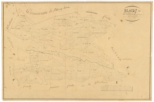 Blaisy-Bas - Section D - 3 P PLAN 83/6