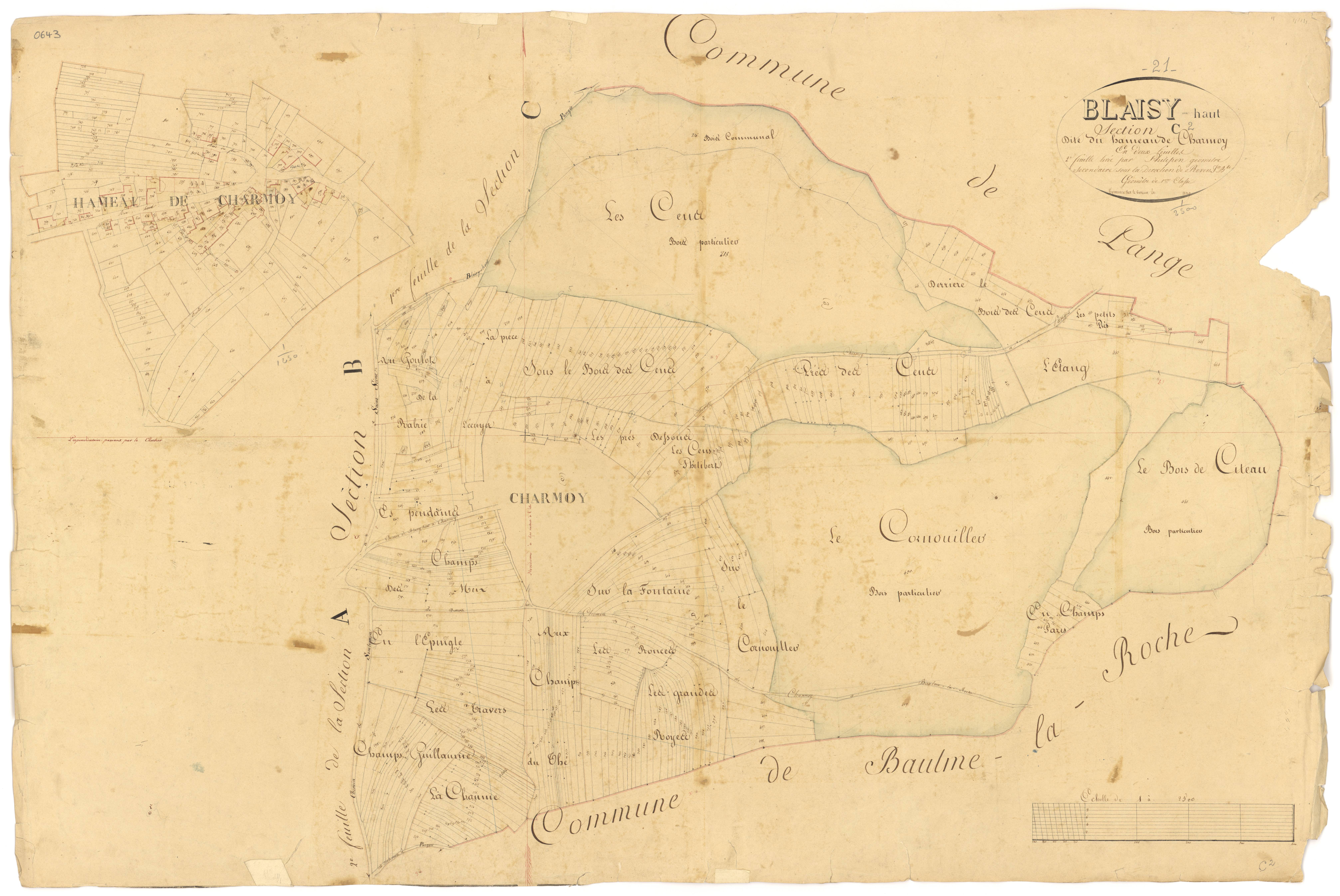 Blaisy-Haut - Section C2 - 3 P PLAN 84/6