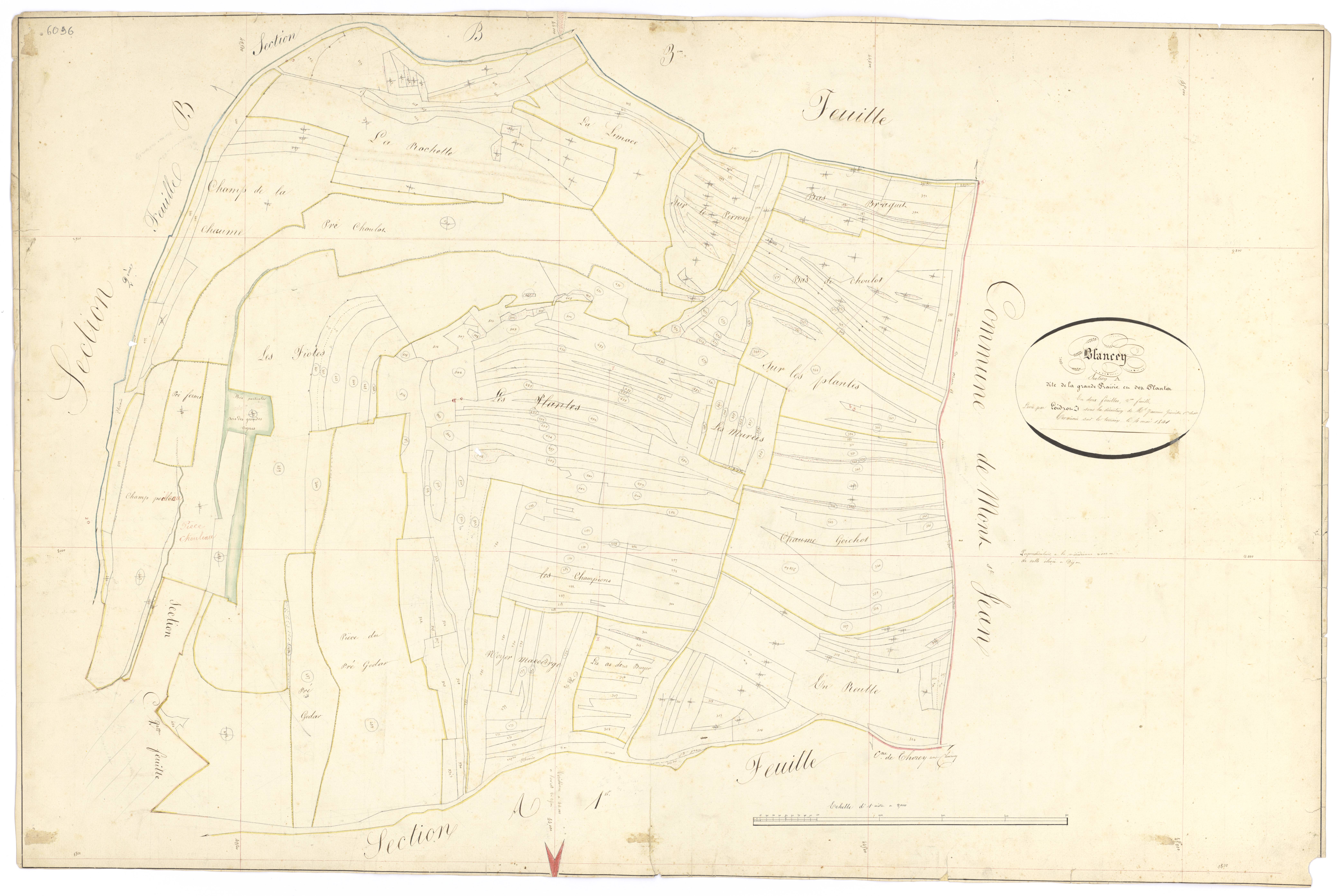 Blancey - Section A2 - 3 P PLAN 85/3