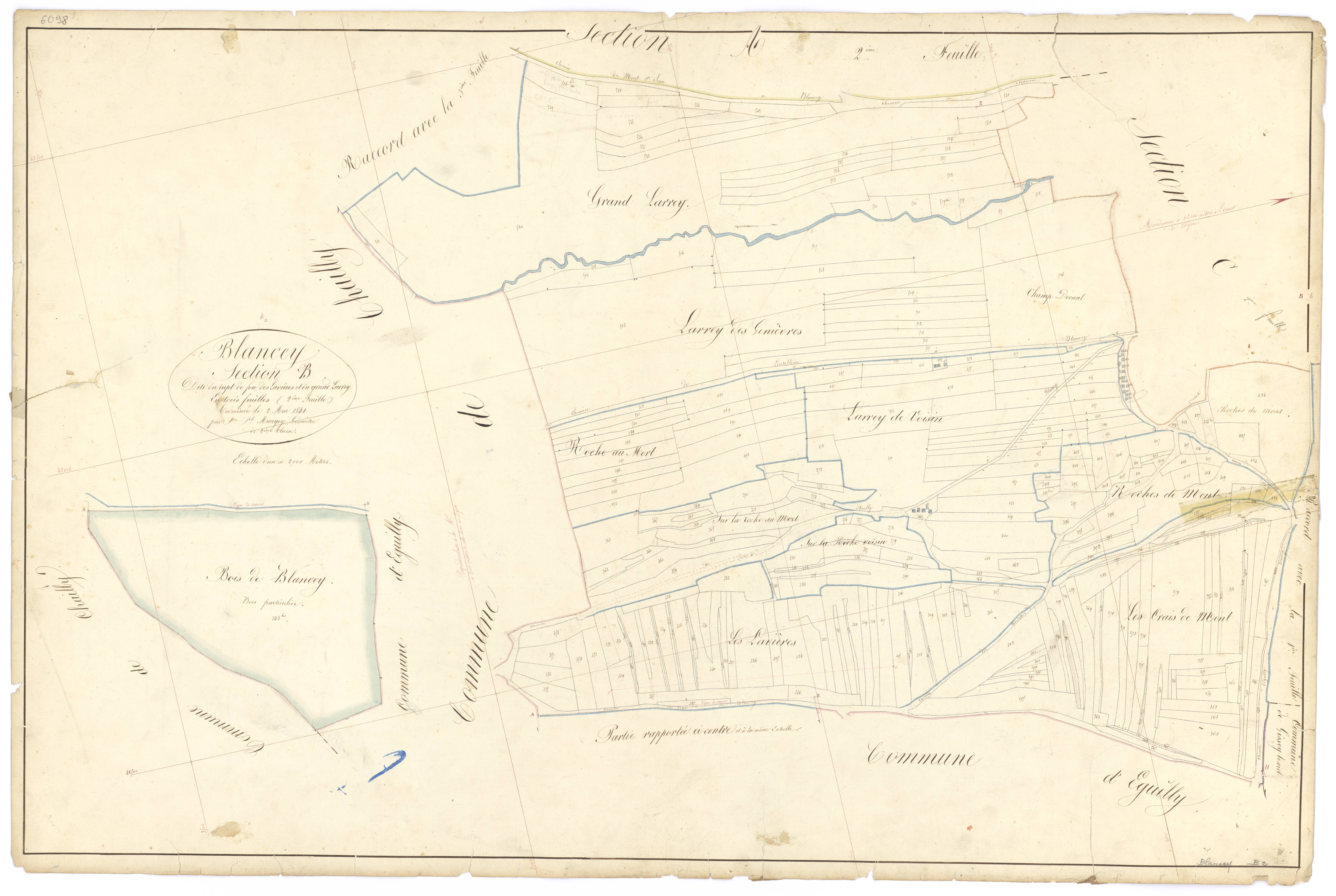 Blancey - Section B2 - 3 P PLAN 85/5