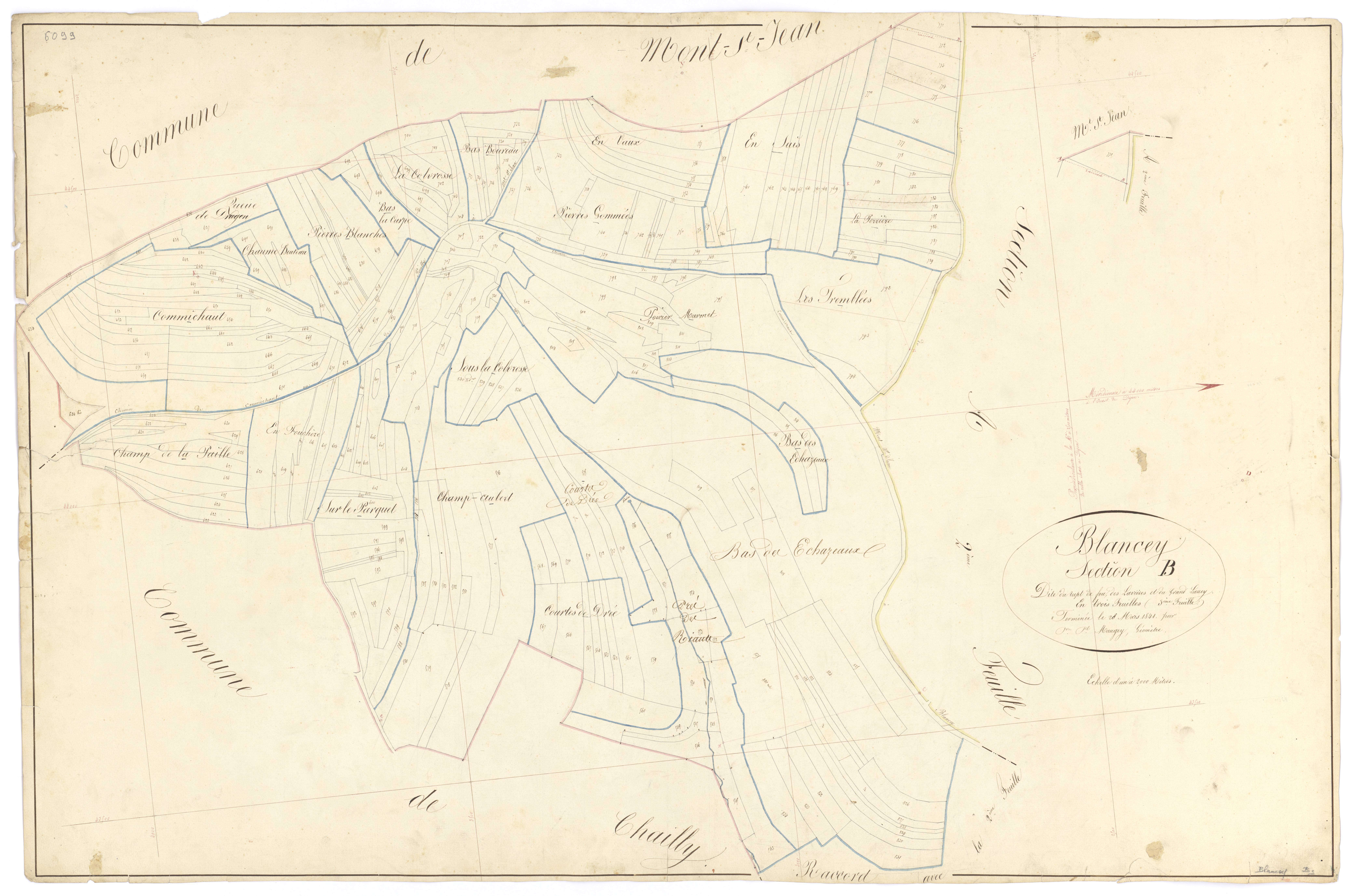 Blancey - Section B3 - 3 P PLAN 85/6