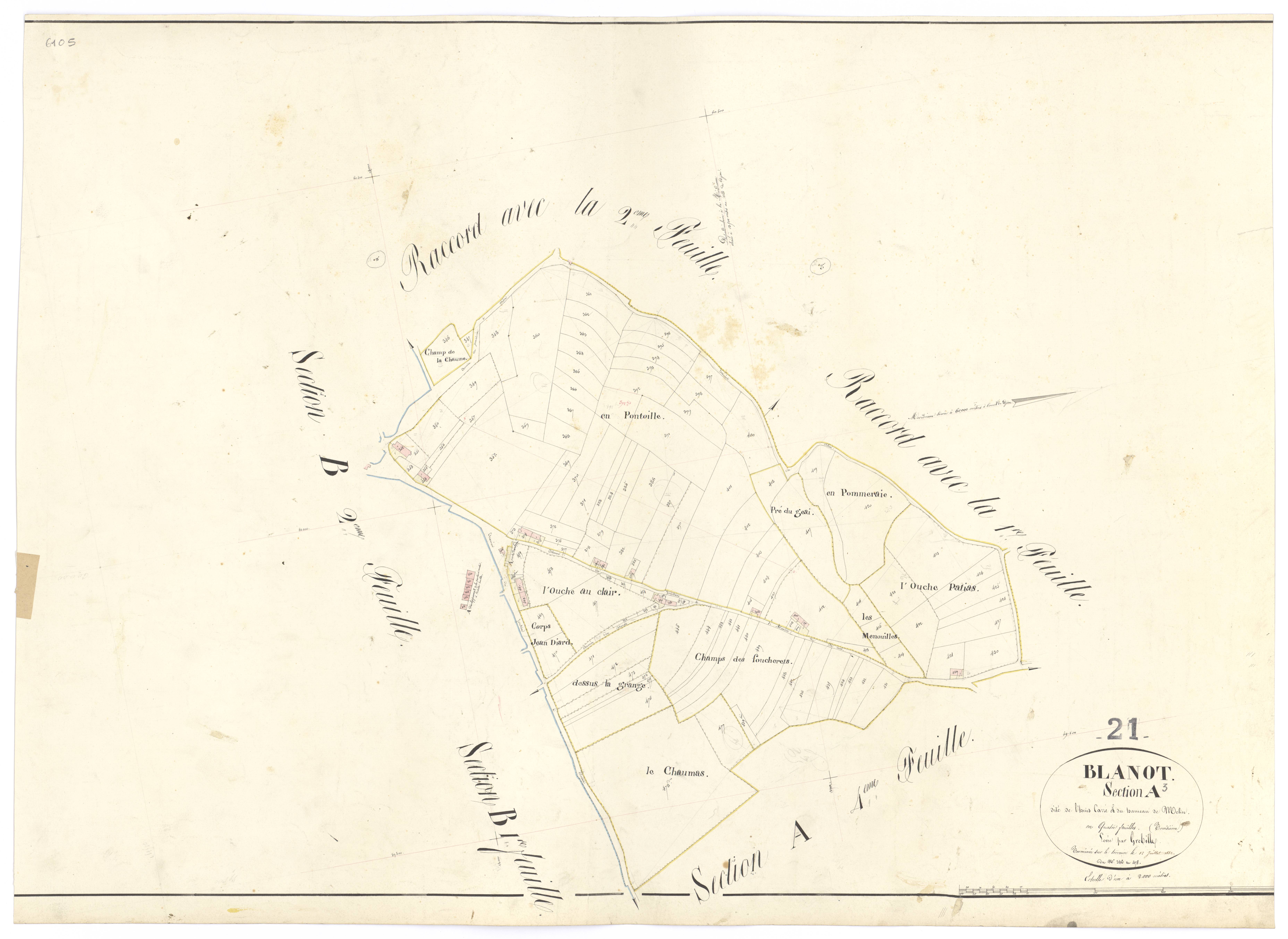 Blanot - Section A3 - 3 P PLAN 86/4