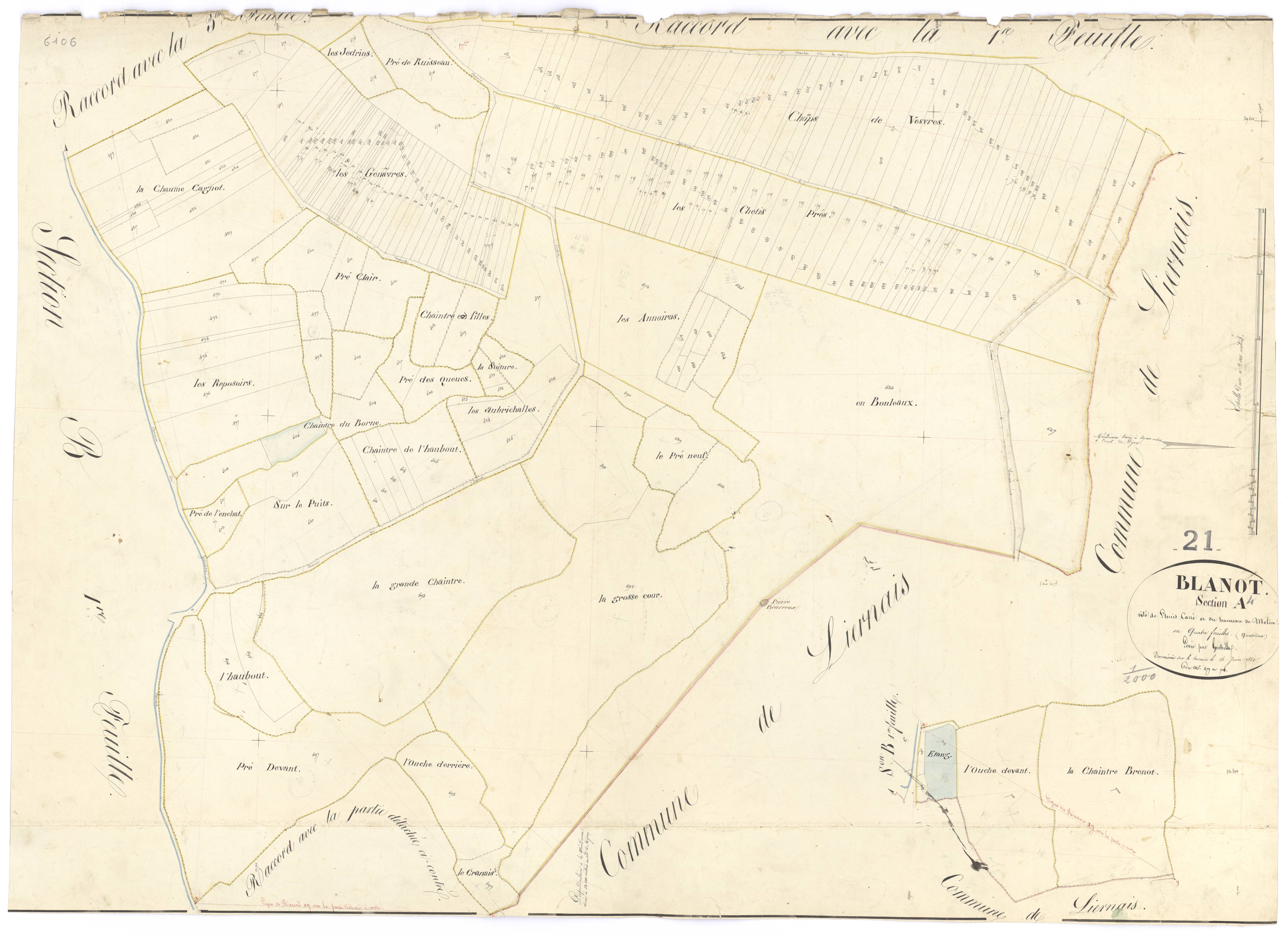 Blanot - Section A4 - 3 P PLAN 86/5