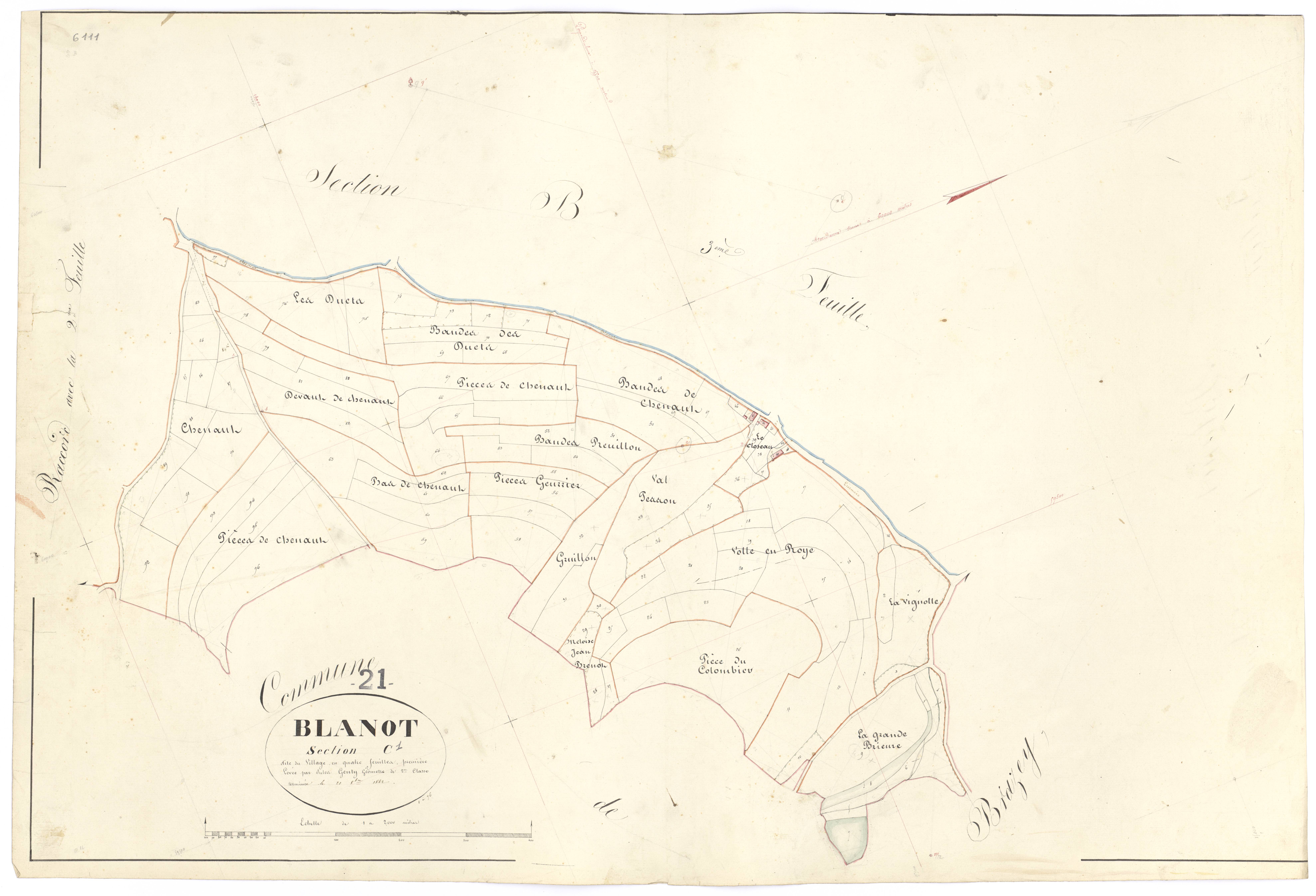 Blanot - Section C1 - 3 P PLAN 86/10