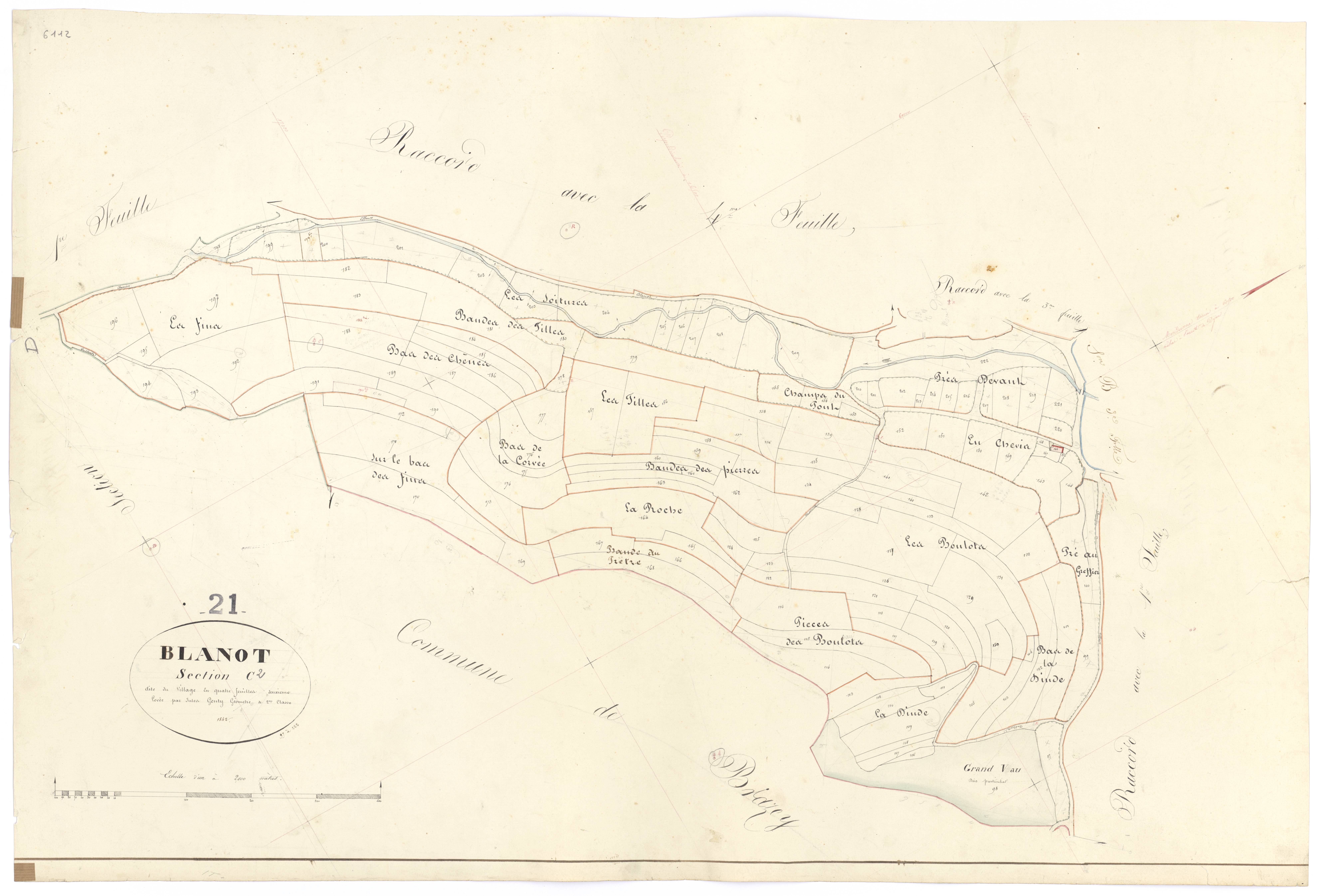 Blanot - Section C2 - 3 P PLAN 86/11