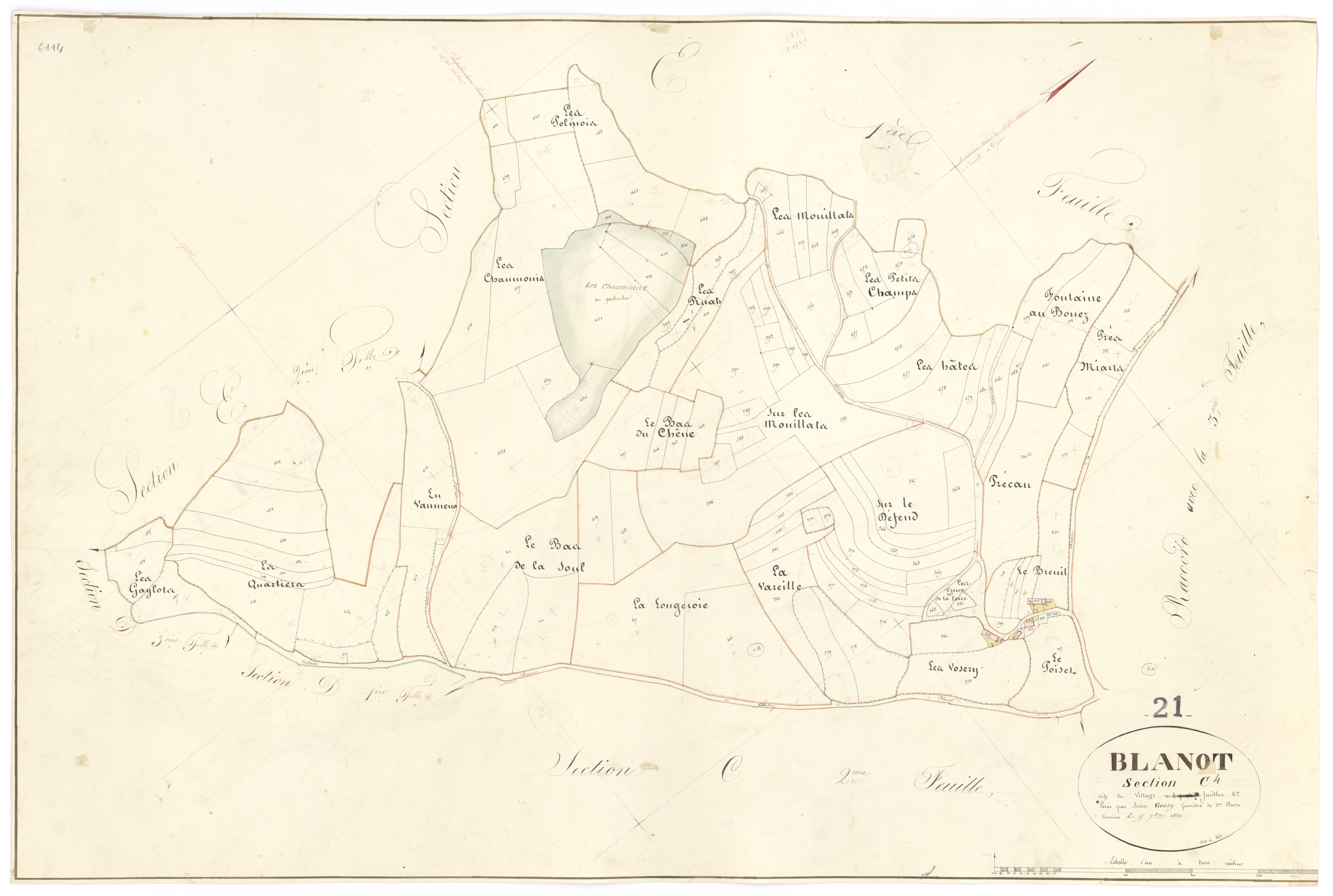Blanot - Section C4 - 3 P PLAN 86/13