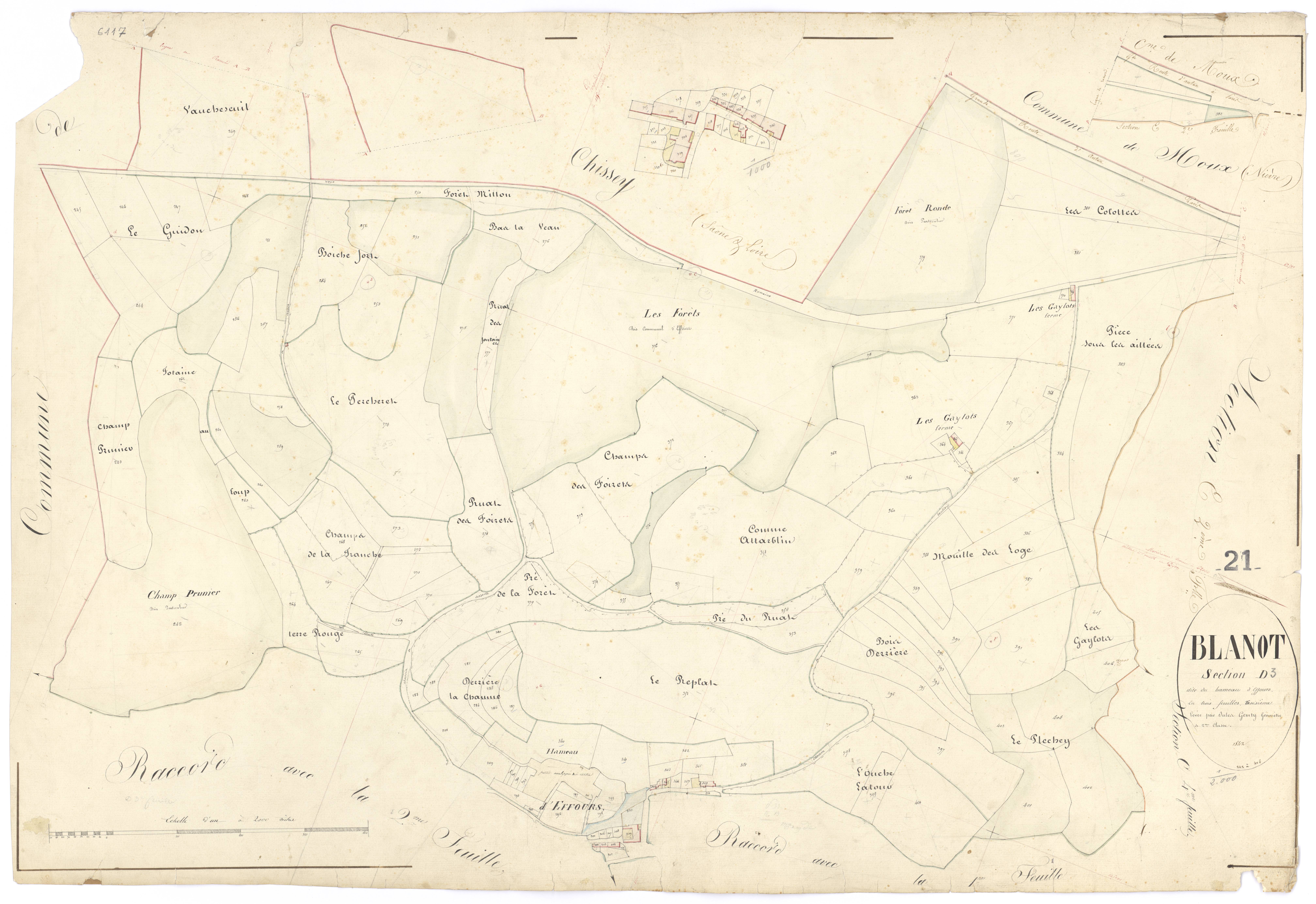 Blanot - Section D3 - 3 P PLAN 86/16