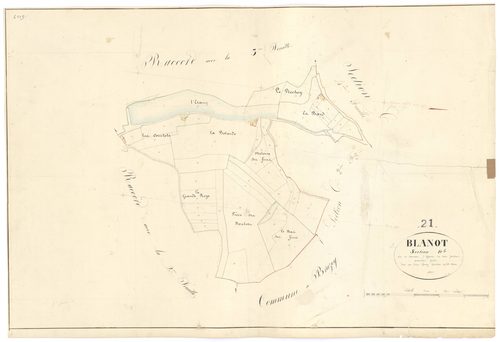 Blanot - Section D1 - 3 P PLAN 86/14