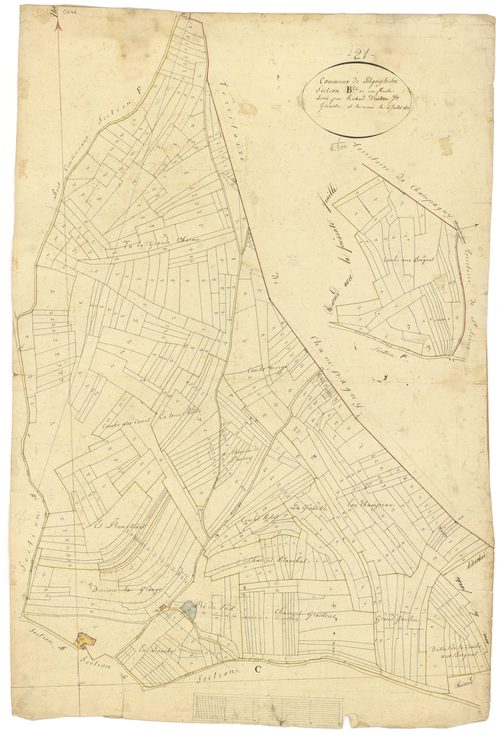 Bligny-le-Sec - Section B - 3 P PLAN 88/3
