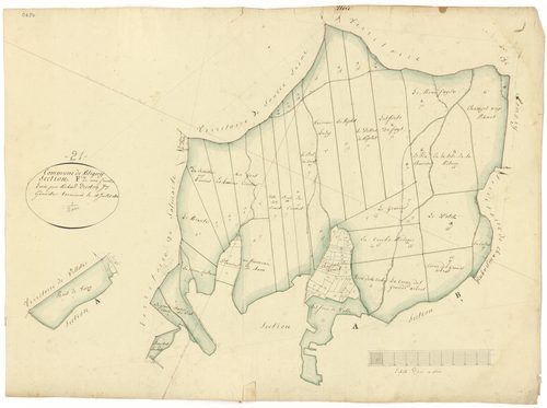 Bligny-le-Sec - Section F - 3 P PLAN 88/7