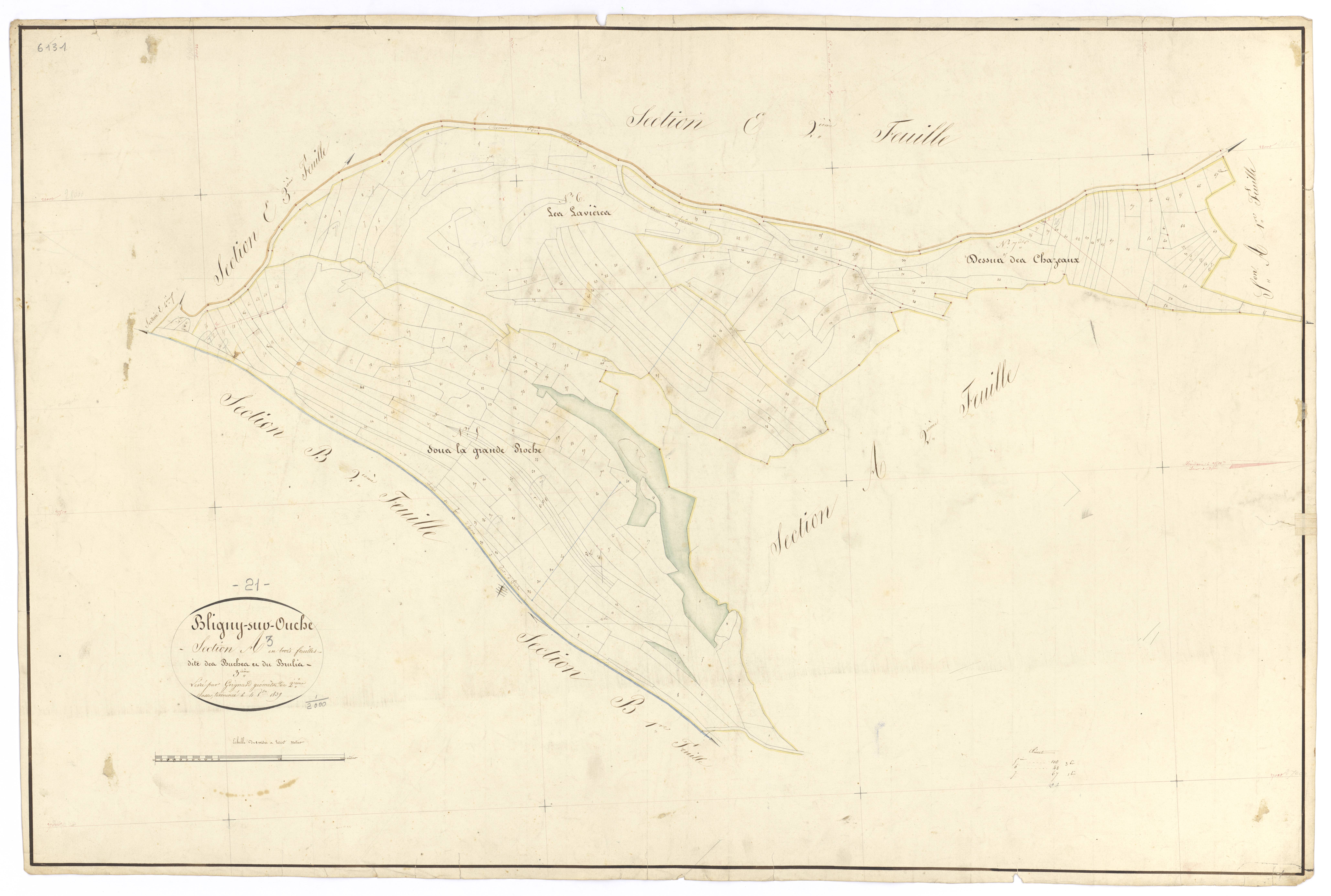 Bligny-sur-Ouche - Section A3 - 3 P PLAN 90/5