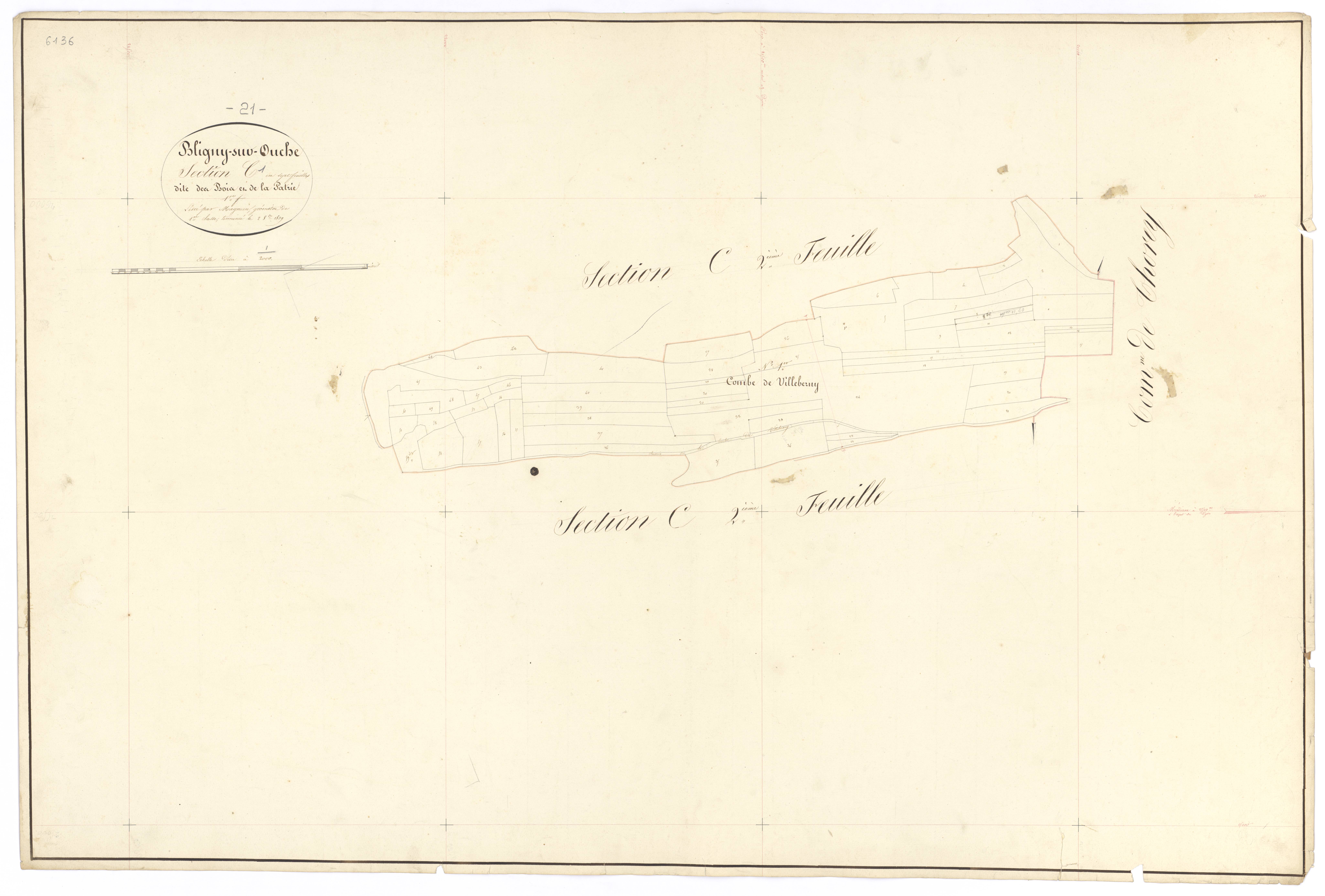 Bligny-sur-Ouche - Section C1 - 3 P PLAN 90/10