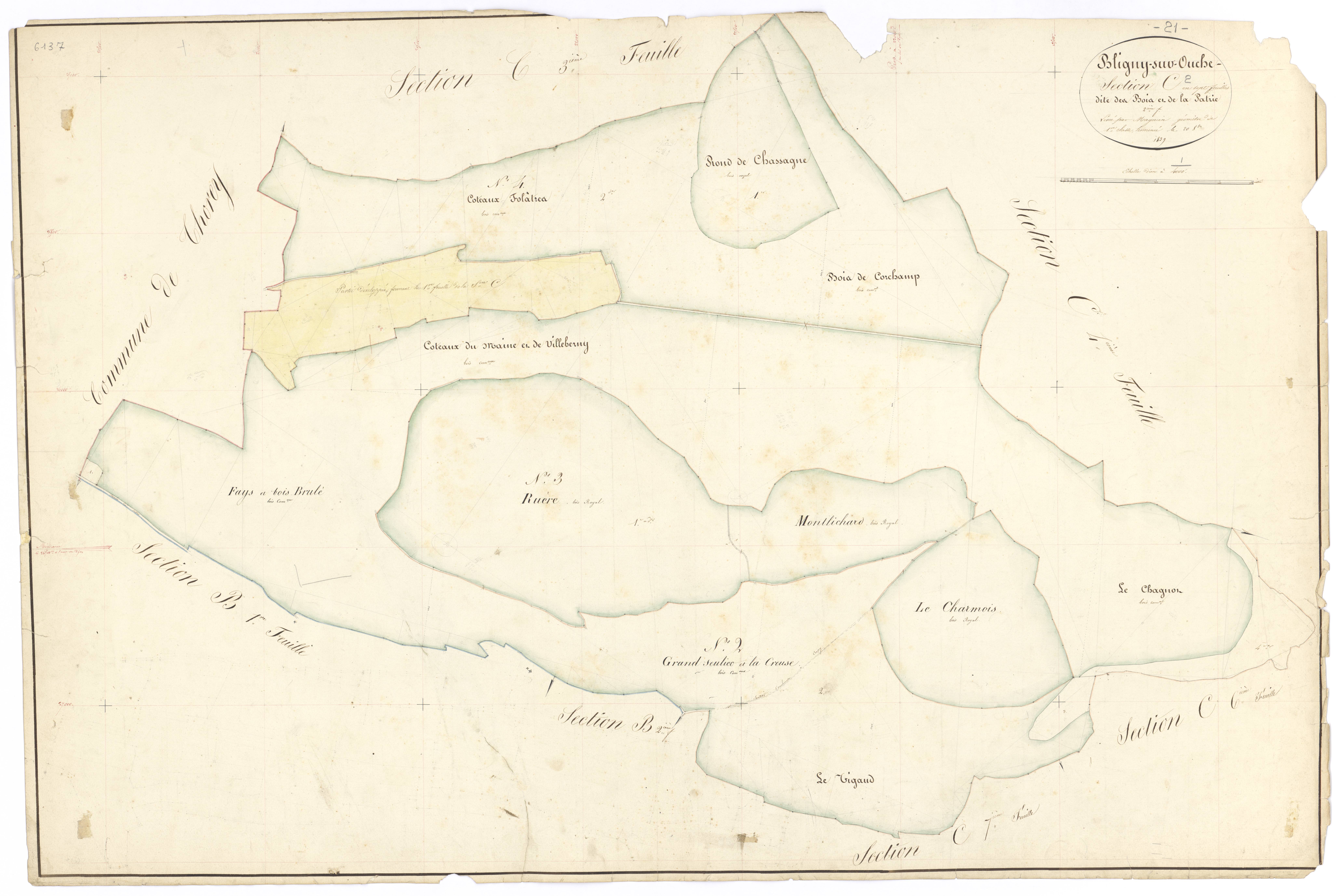 Bligny-sur-Ouche - Section C2 - 3 P PLAN 90/11