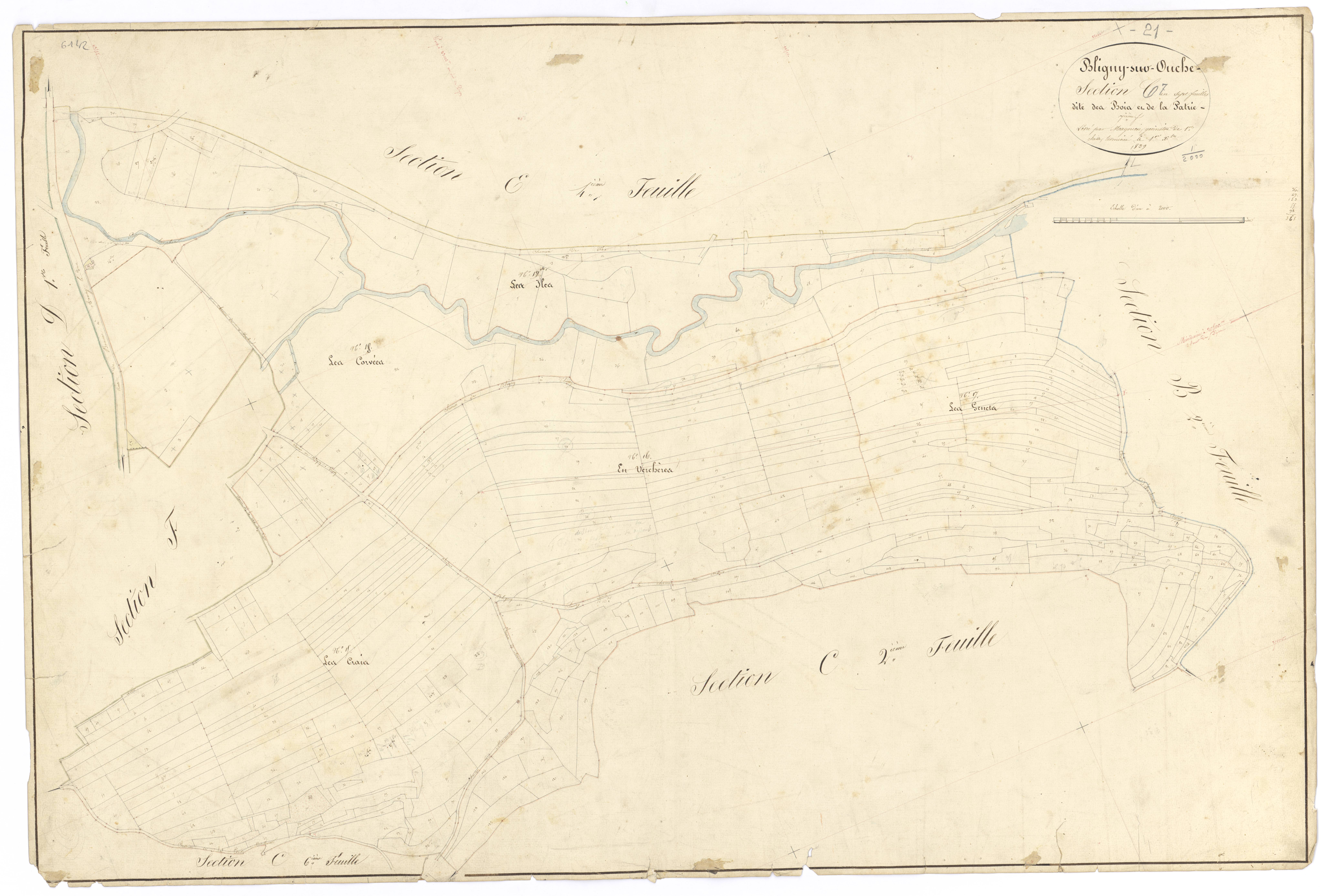 Bligny-sur-Ouche - Section C7 - 3 P PLAN 90/16