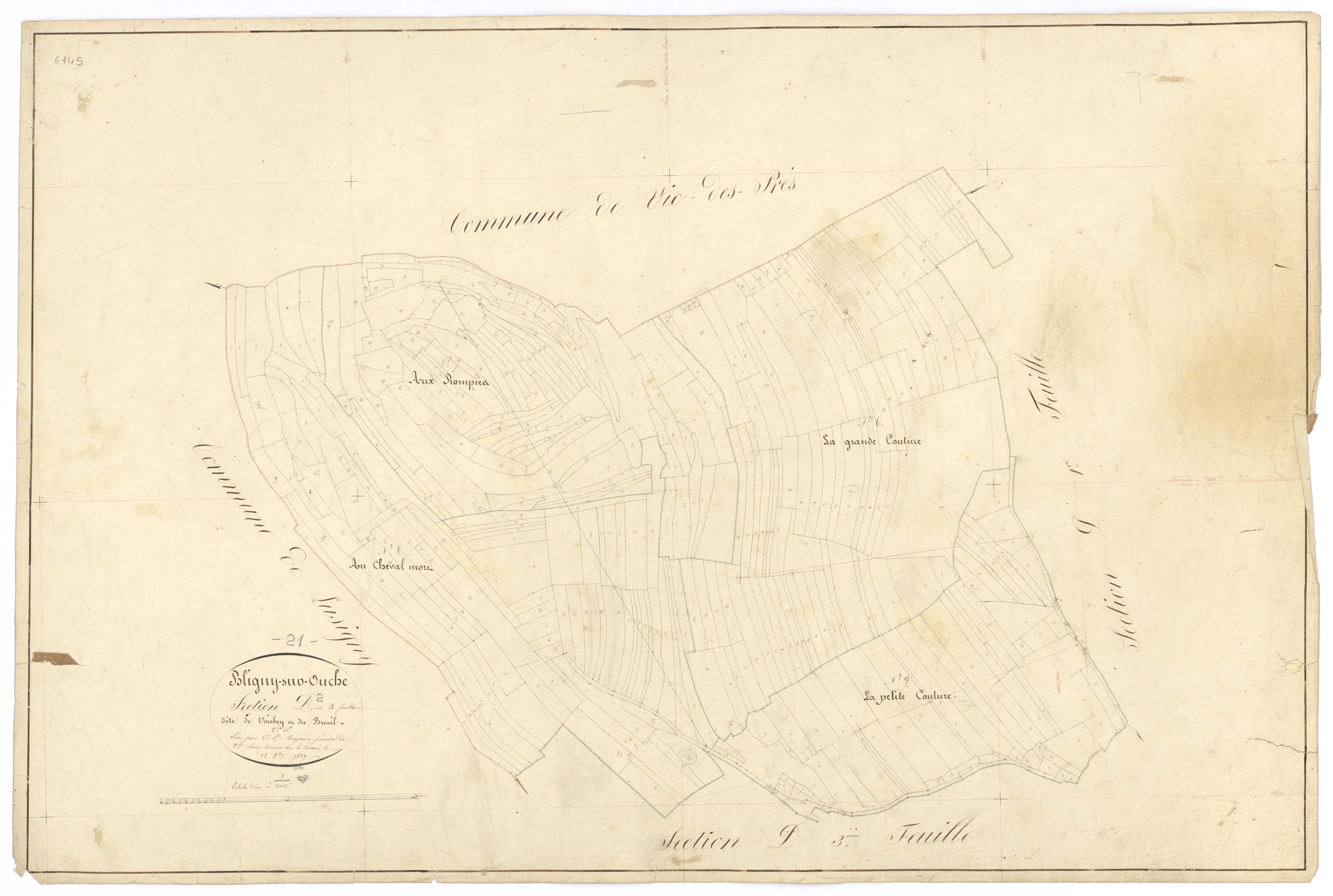 Bligny-sur-Ouche - Section D2 - 3 P PLAN 90/19