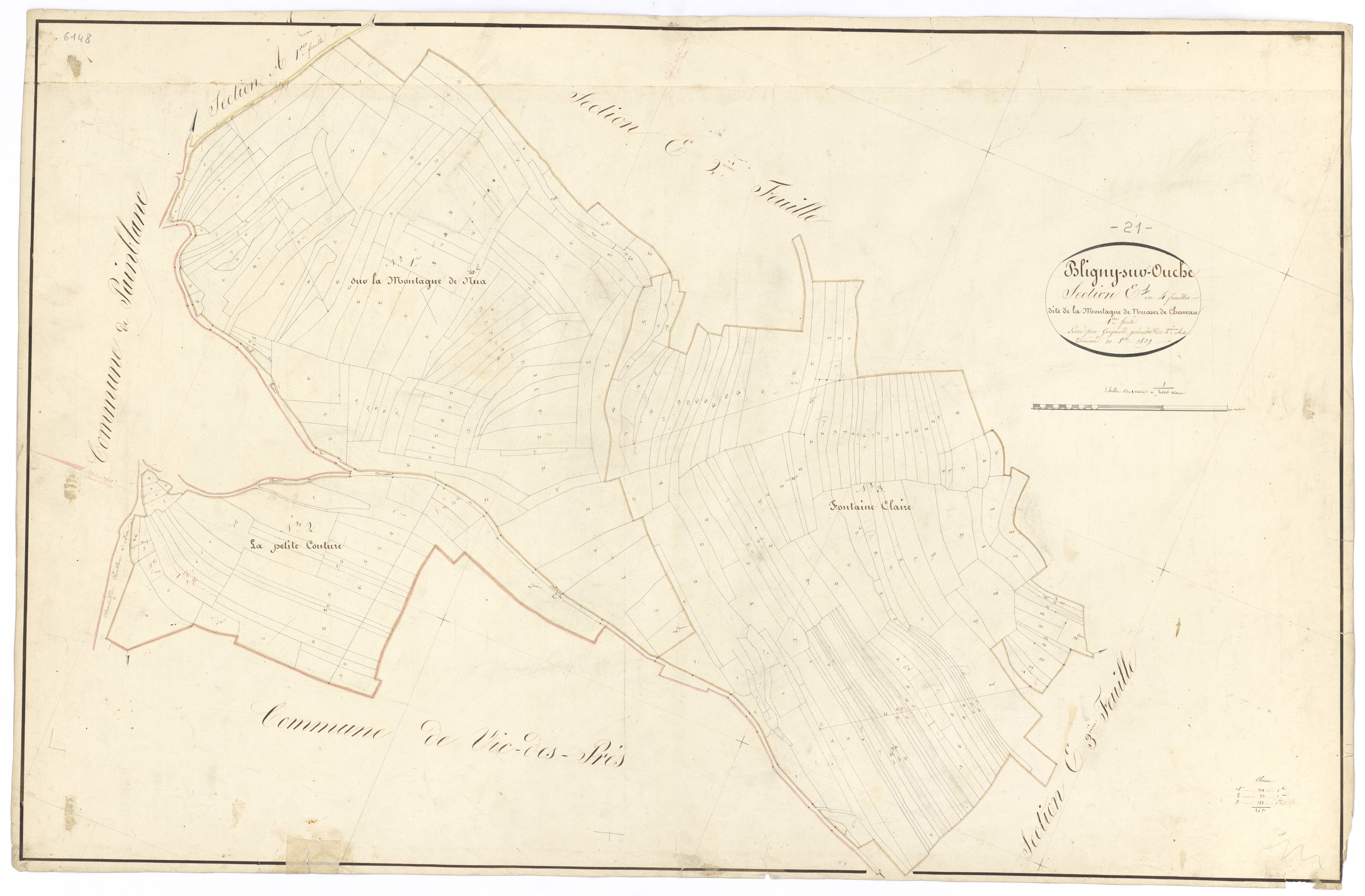 Bligny-sur-Ouche - Section E1 - 3 P PLAN 90/22
