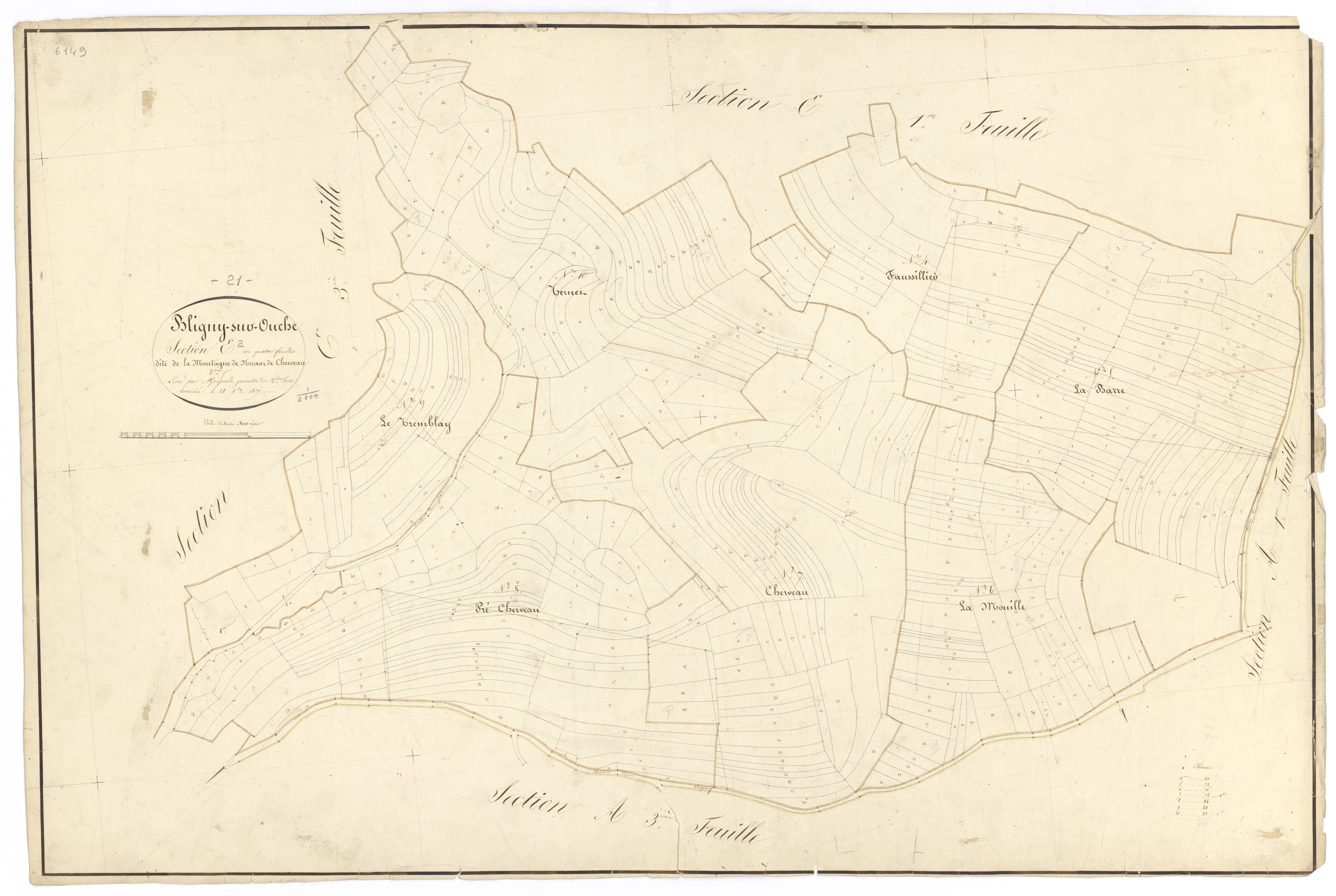Bligny-sur-Ouche - Section E2 - 3 P PLAN 90/23