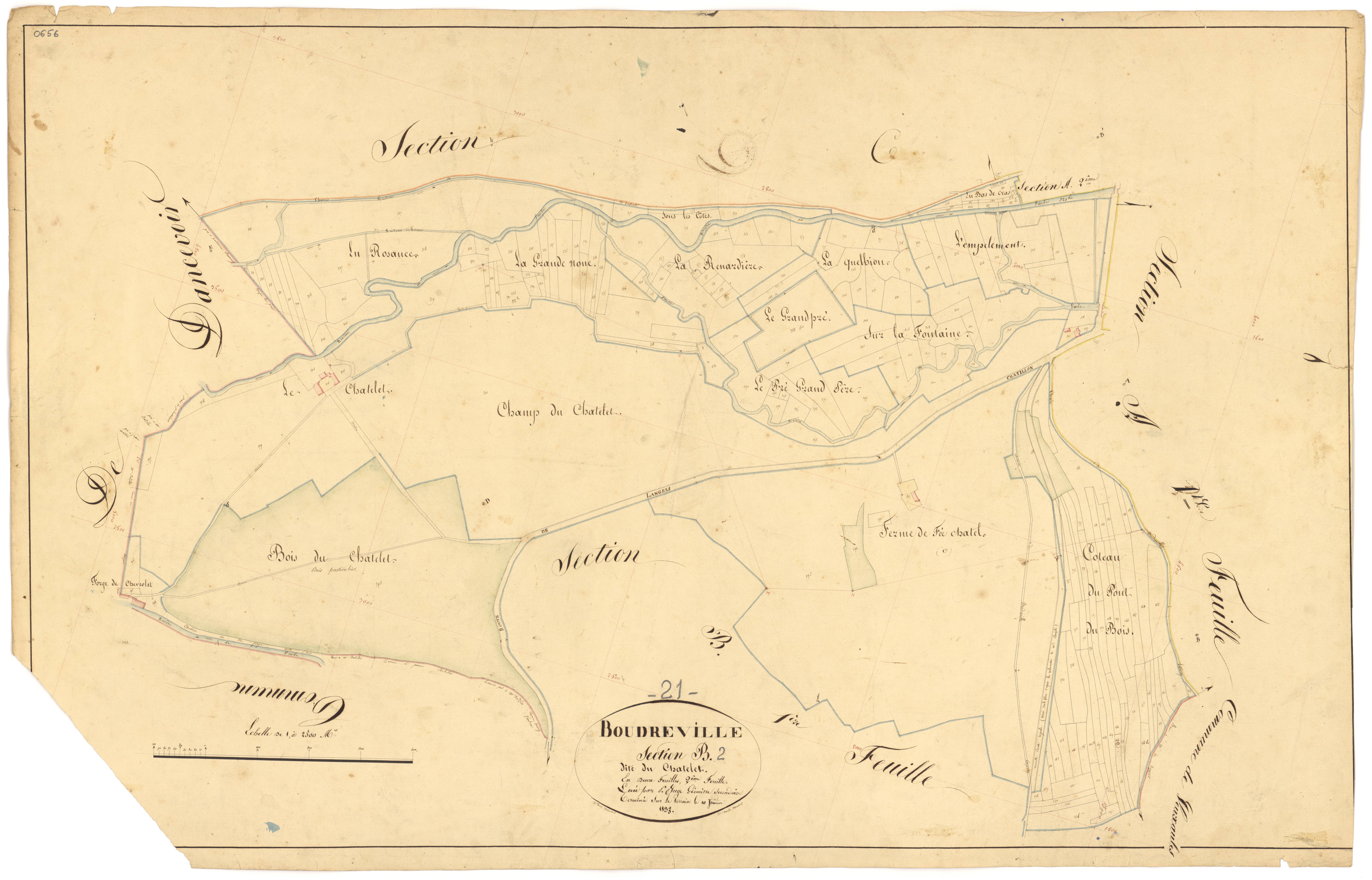 Boudreville - Section B2 - 3 P PLAN 93/5