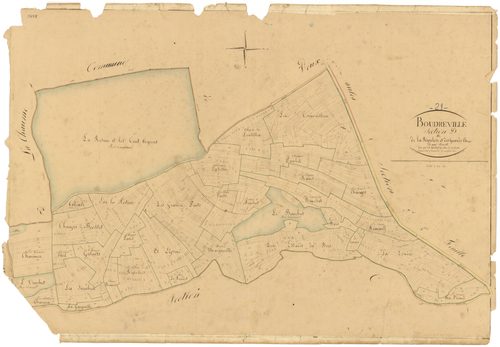Boudreville - Section D - 3 P PLAN 93/7
