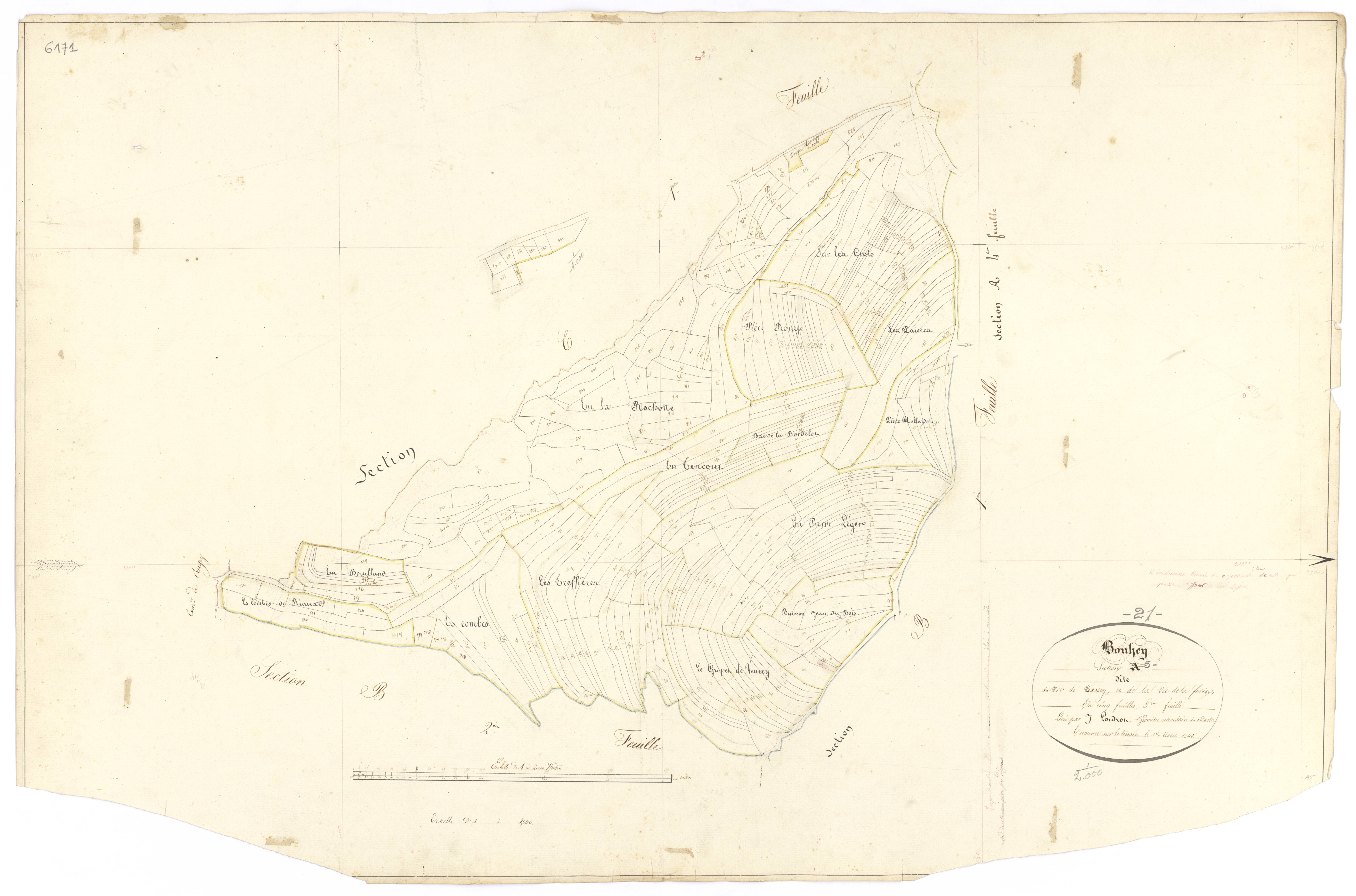 Bouhey - Section A5 - 3 P PLAN 94/6