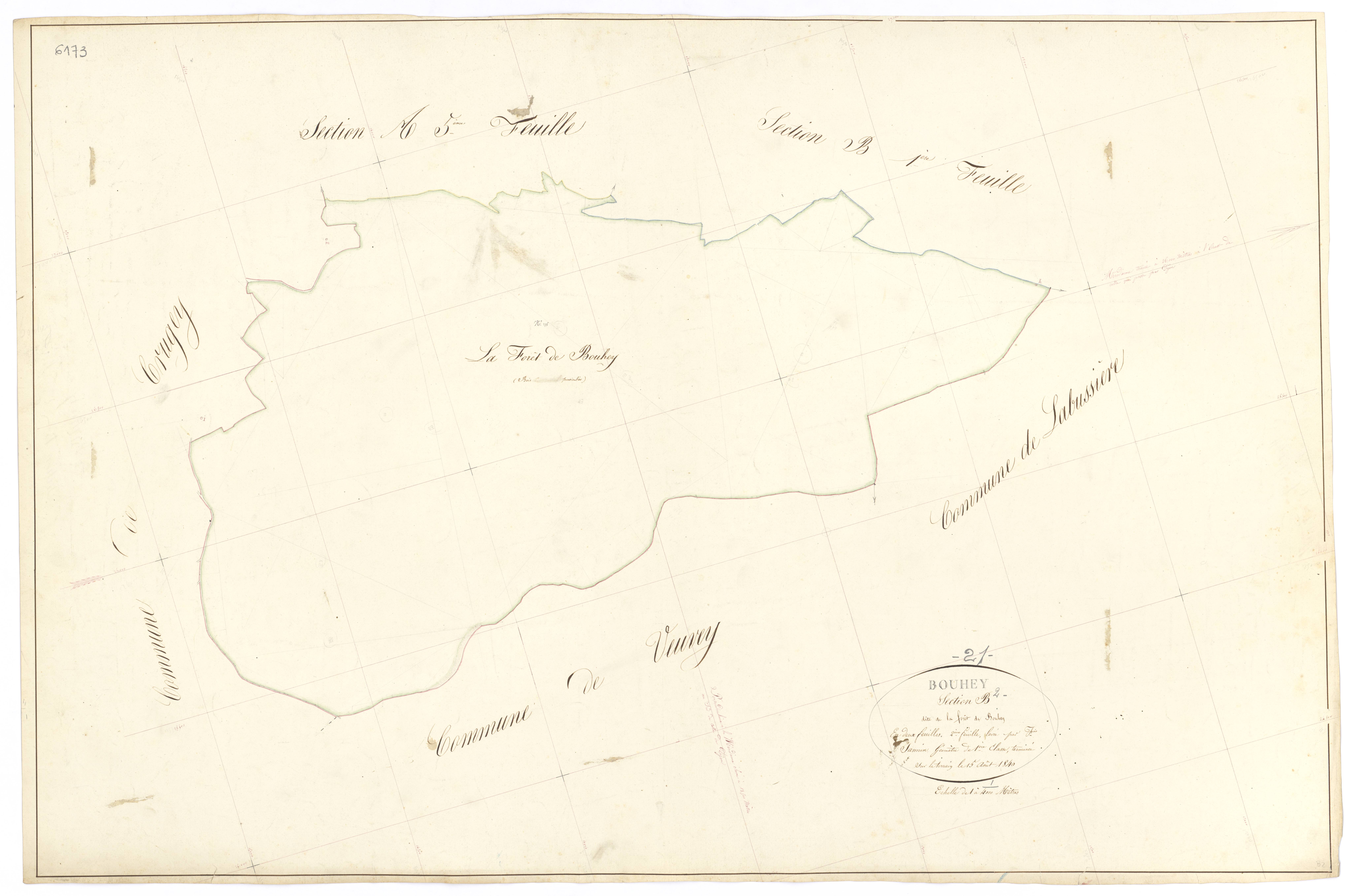 Bouhey - Section B2 - 3 P PLAN 94/8