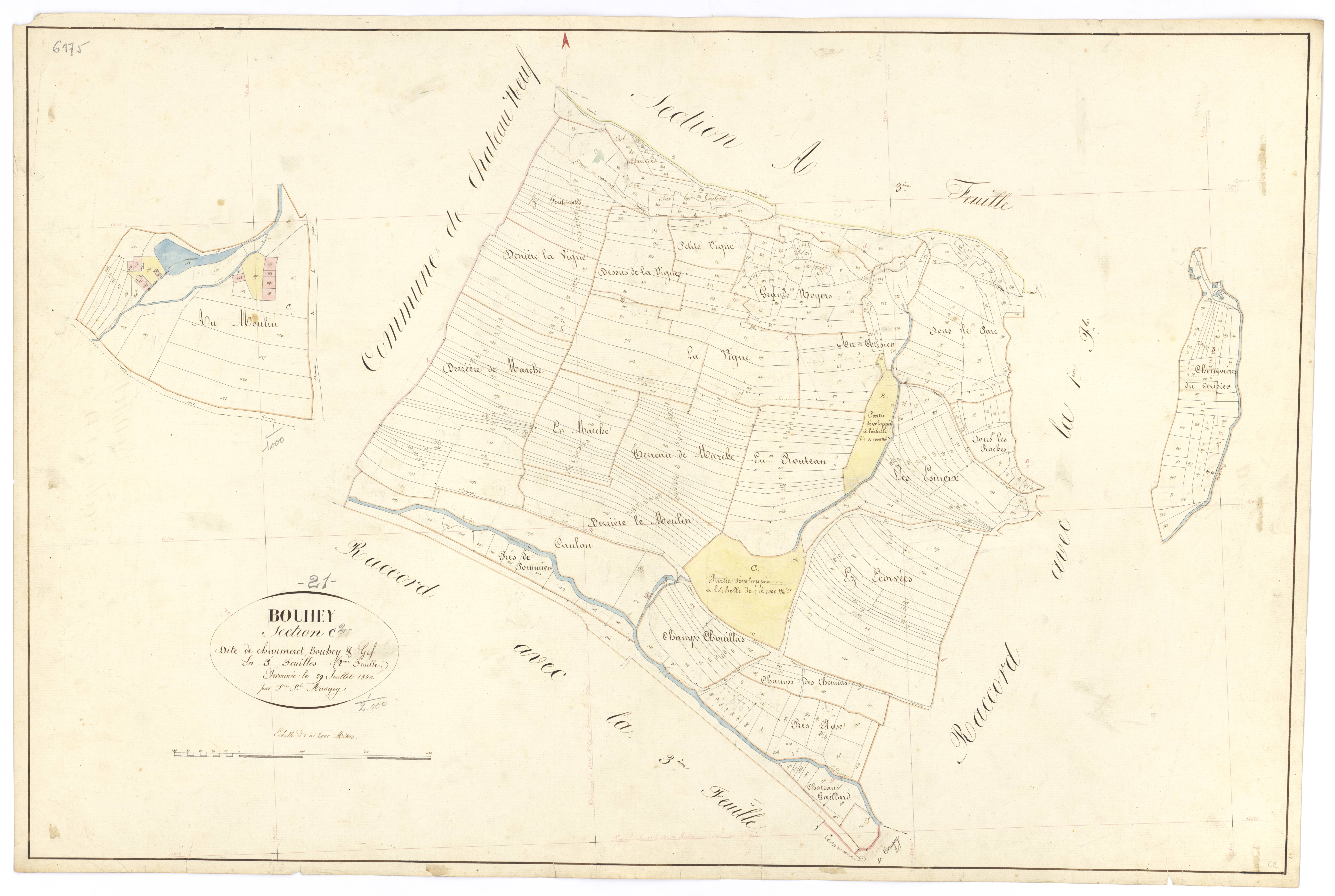 Bouhey - Section C2 - 3 P PLAN 94/10