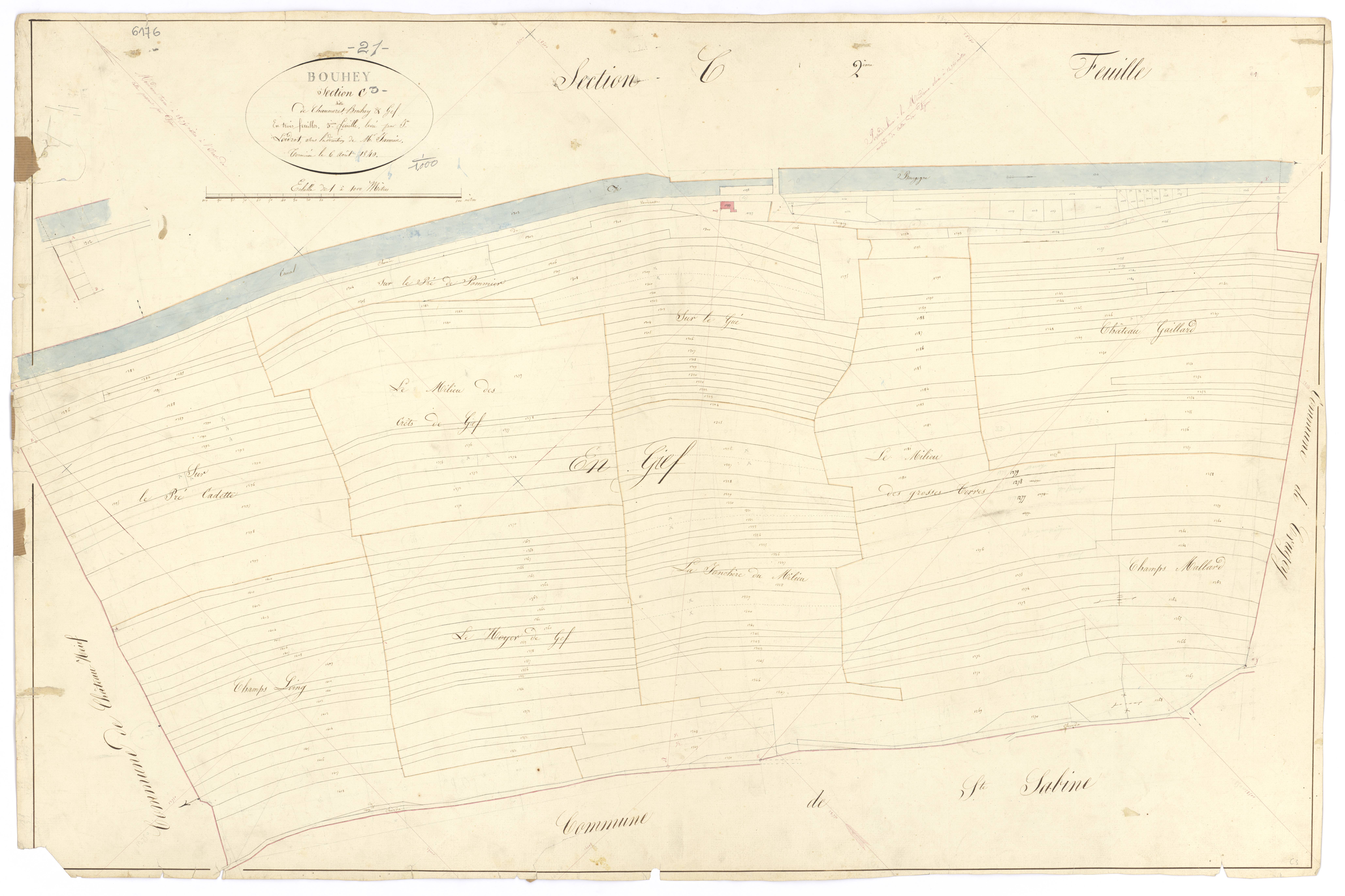 Bouhey - Section C3 - 3 P PLAN 94/11