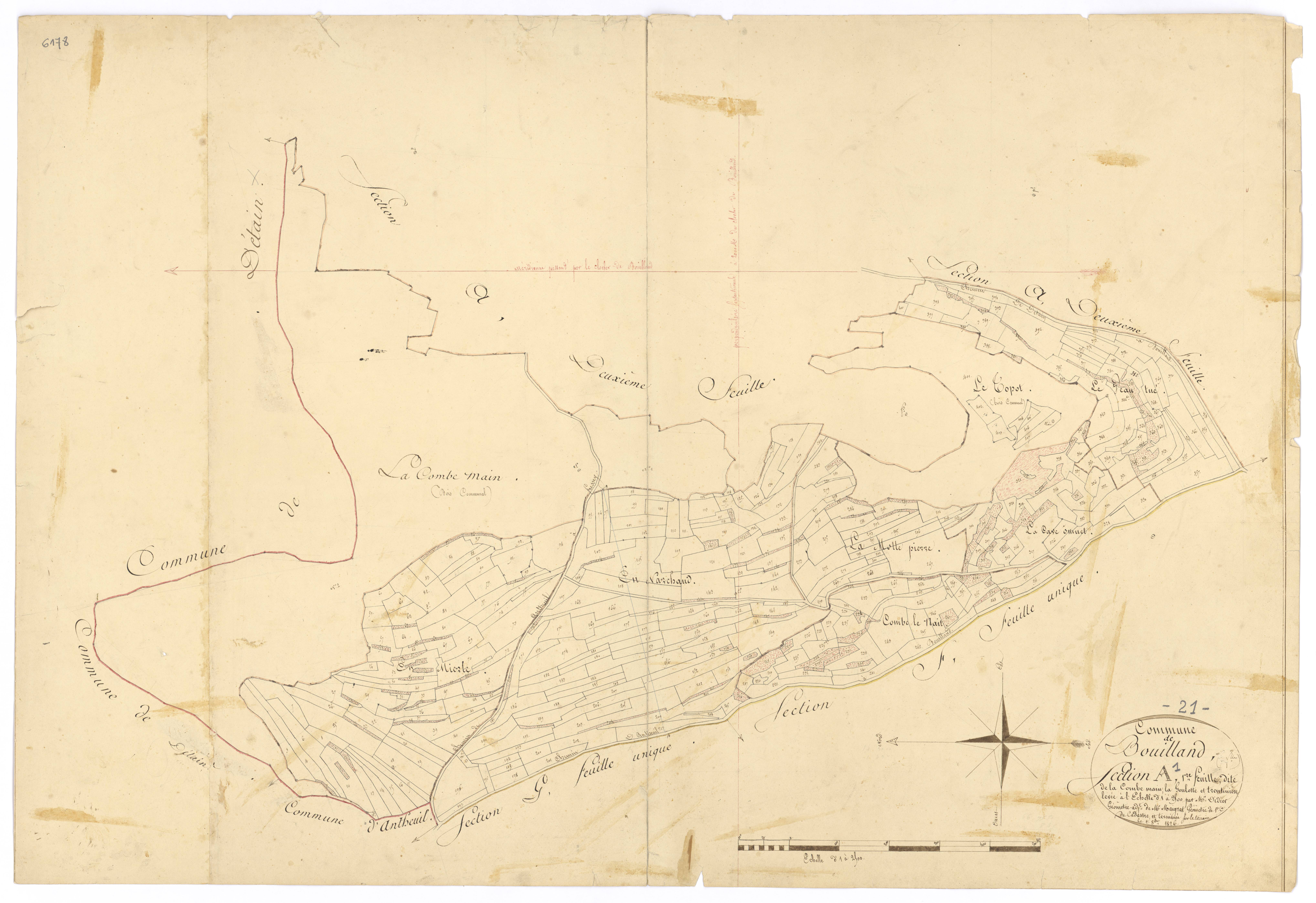Bouilland - Section A1 - 3 P PLAN 95/2