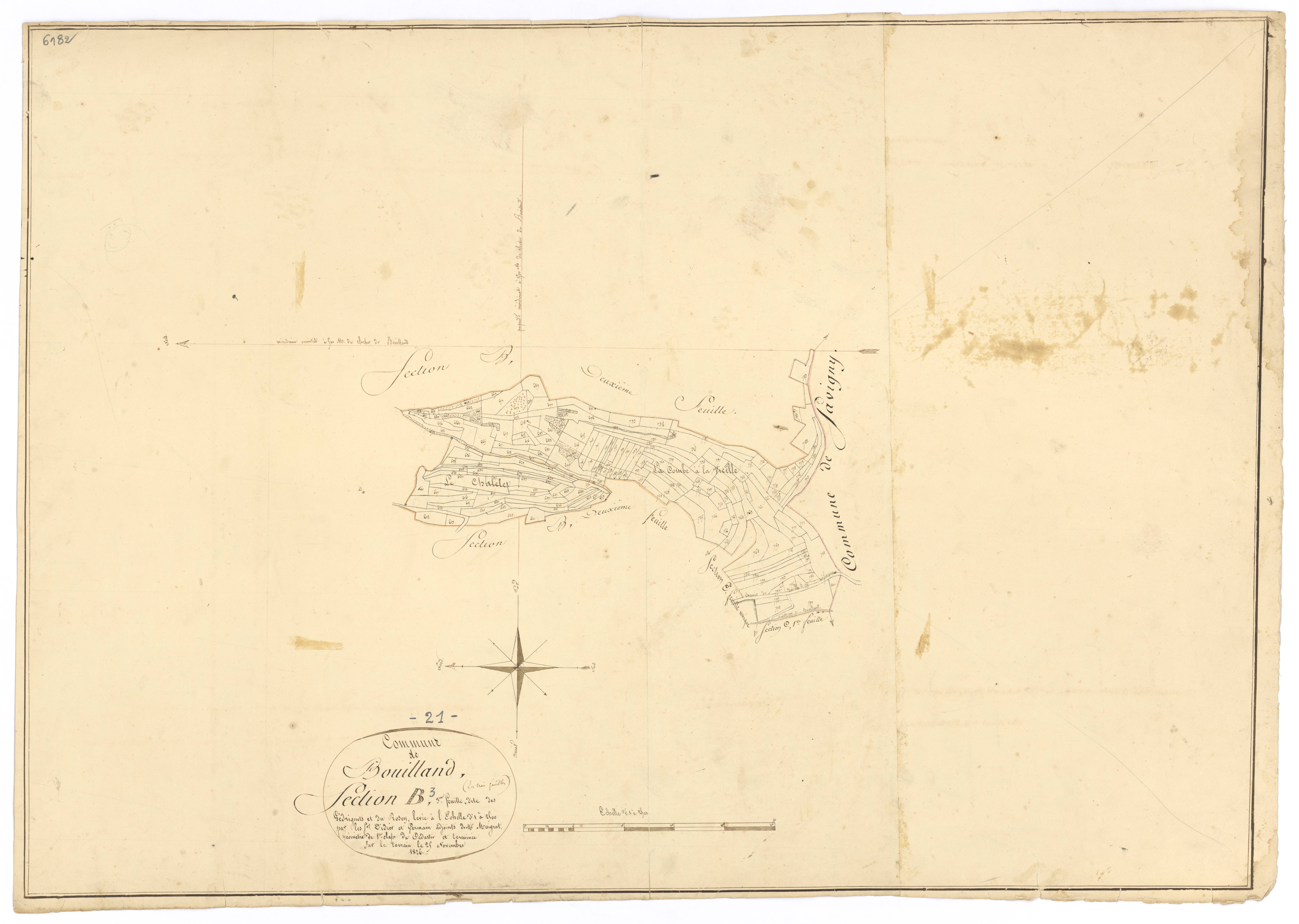 Bouilland - Section B3 - 3 P PLAN 95/6