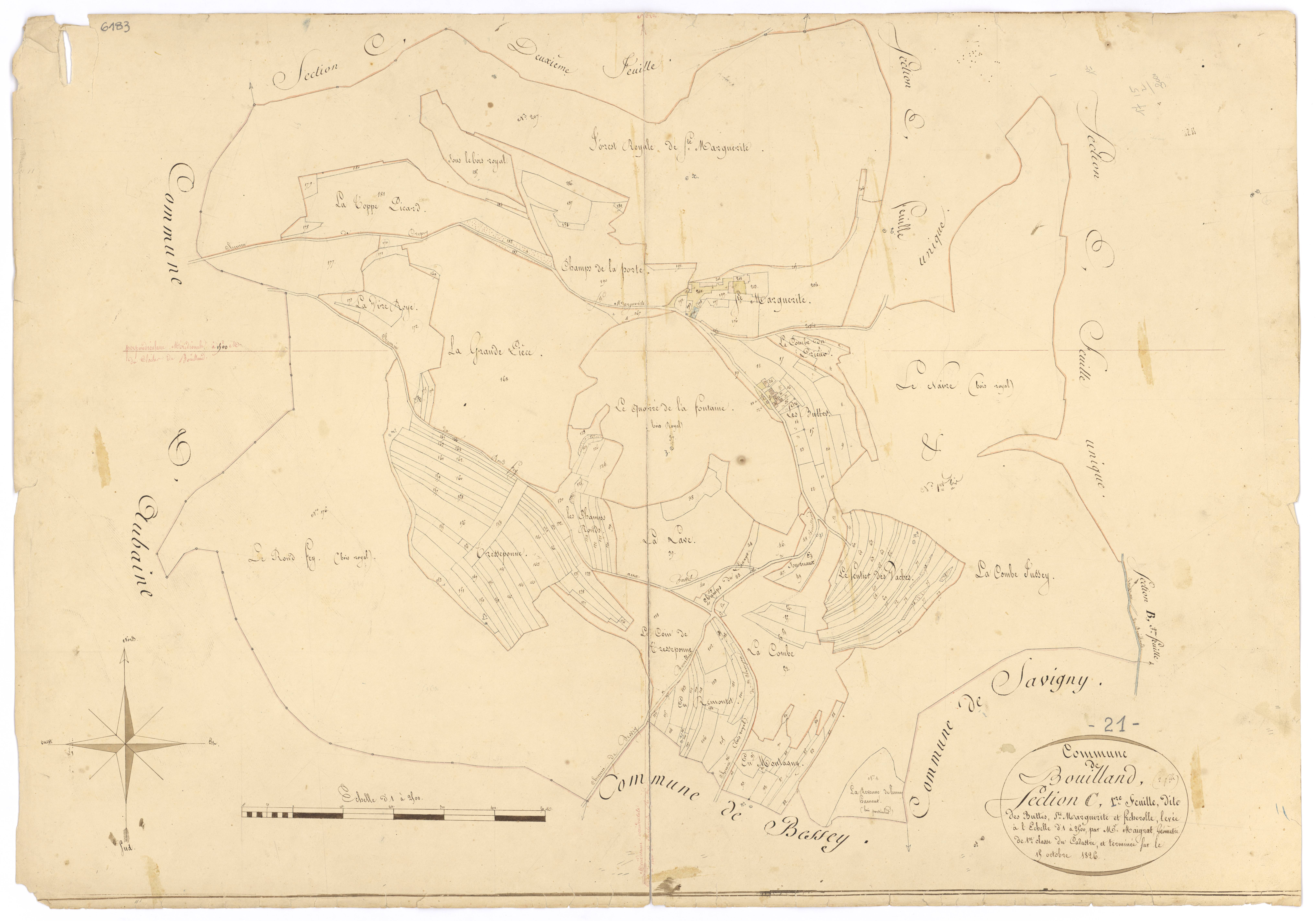 Bouilland - Section C1 - 3 P PLAN 95/7