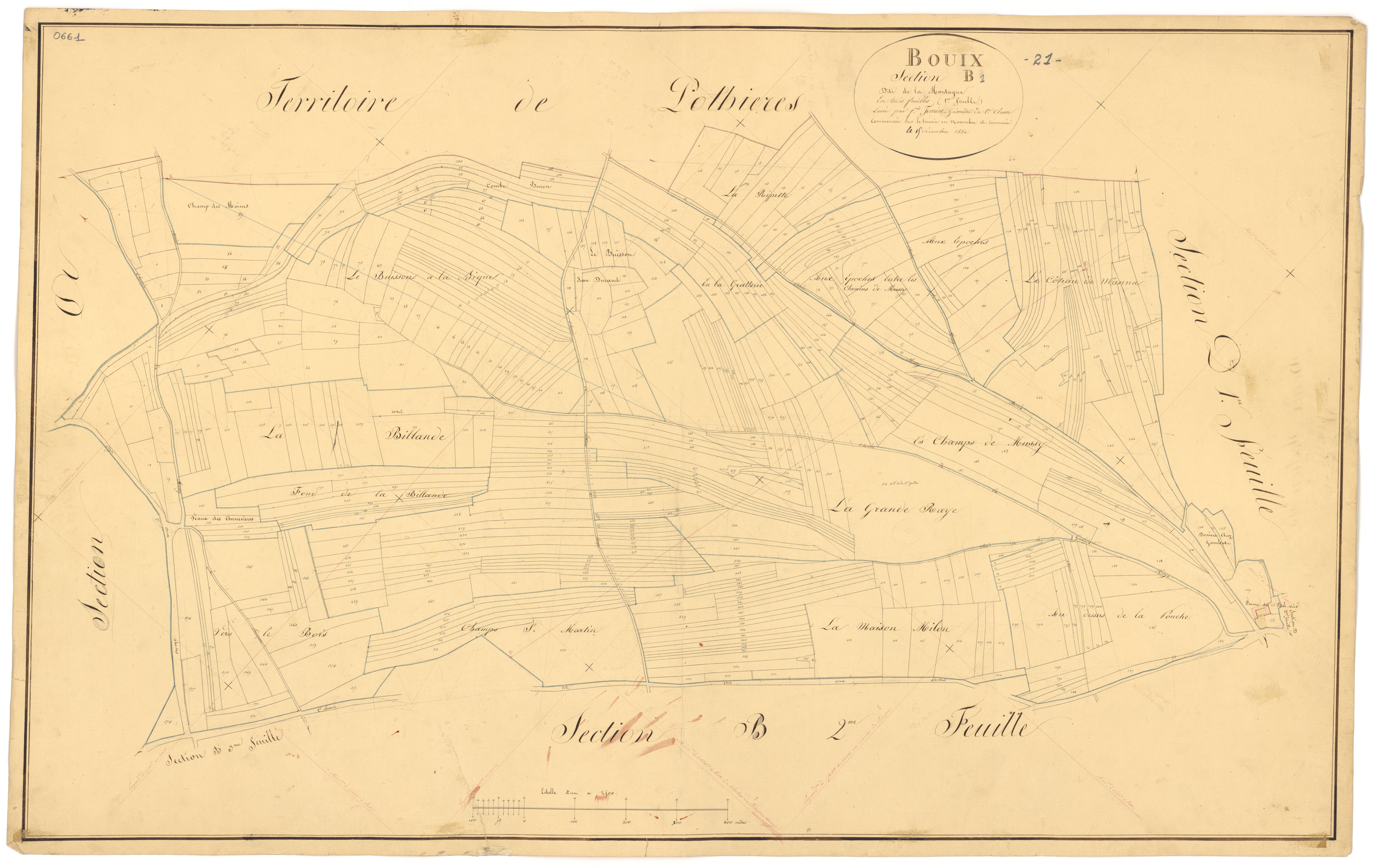 Bouix - Section B1 - 3 P PLAN 96/3