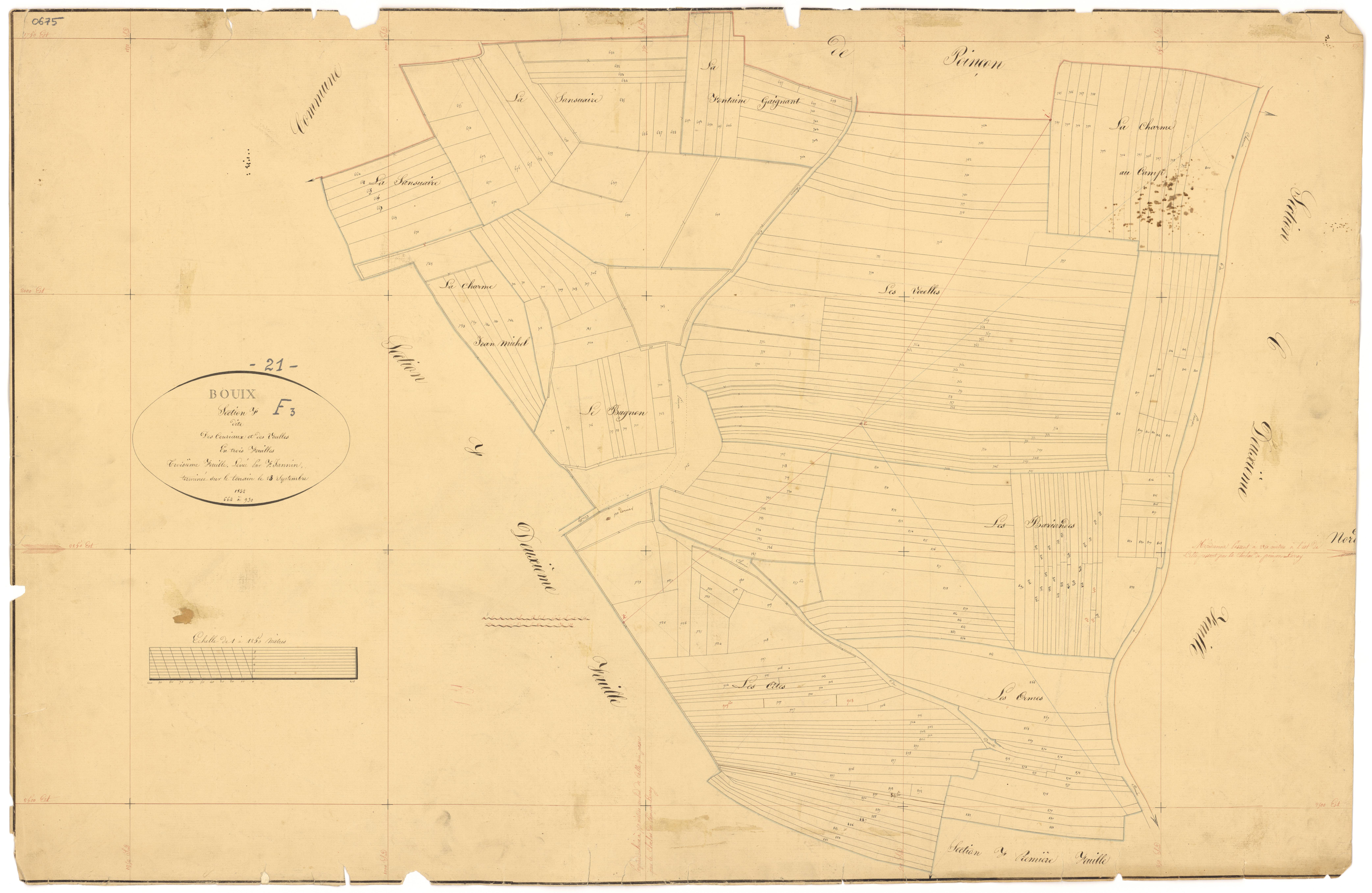 Bouix - Section F3 - 3 P PLAN 96/17