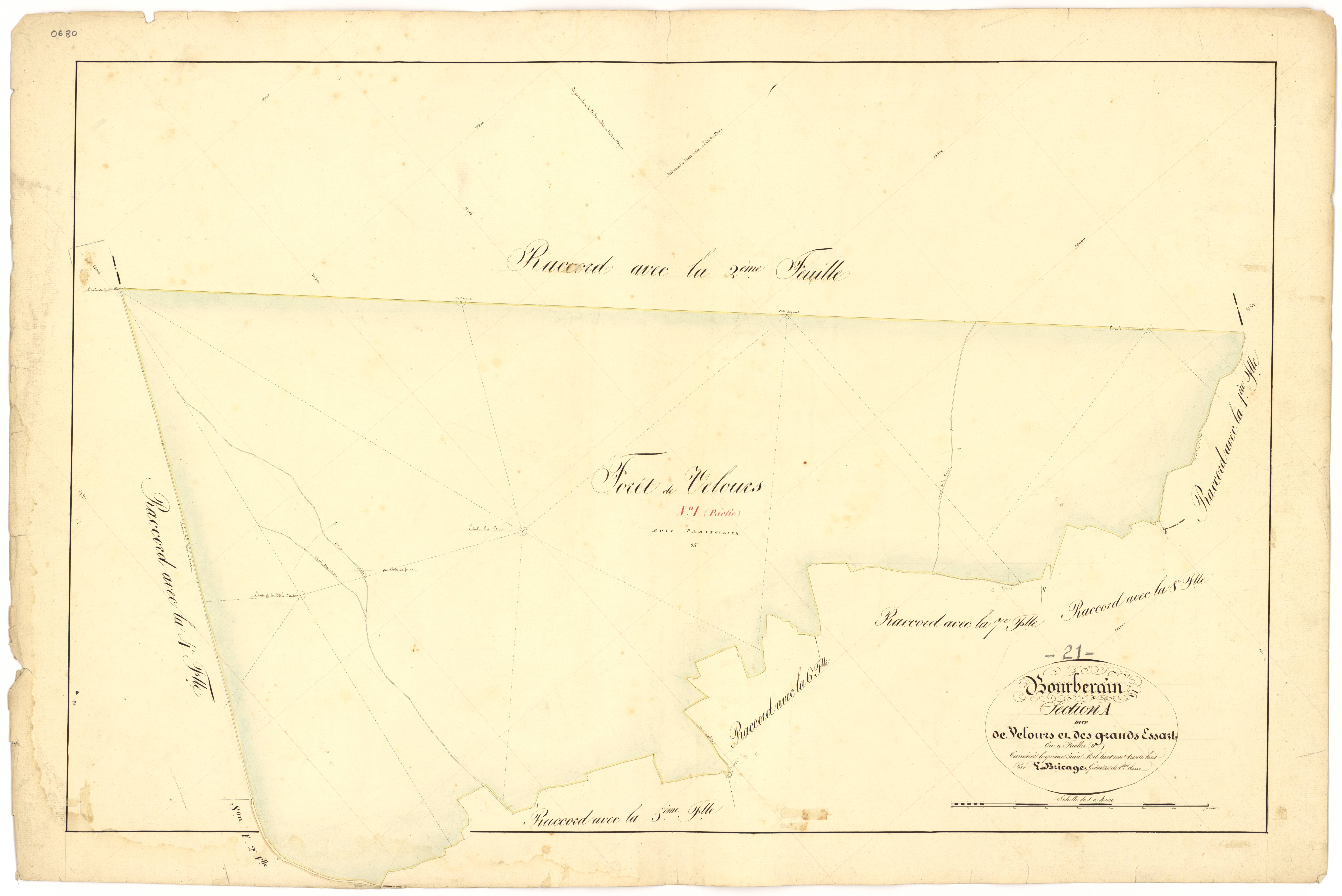 Bourberain - Section A3 - 3 P PLAN 97/5