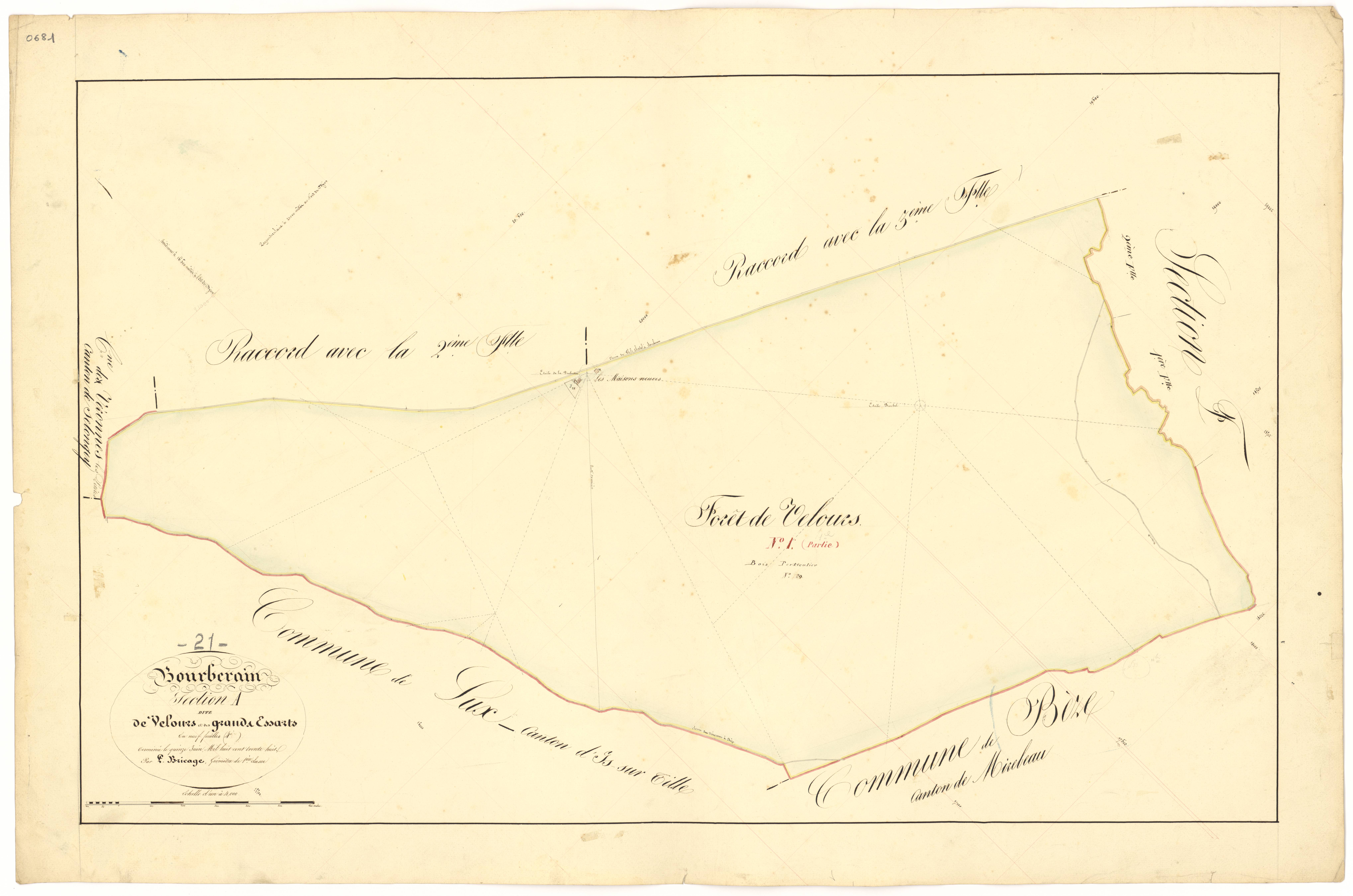 Bourberain - Section A4 - 3 P PLAN 97/6