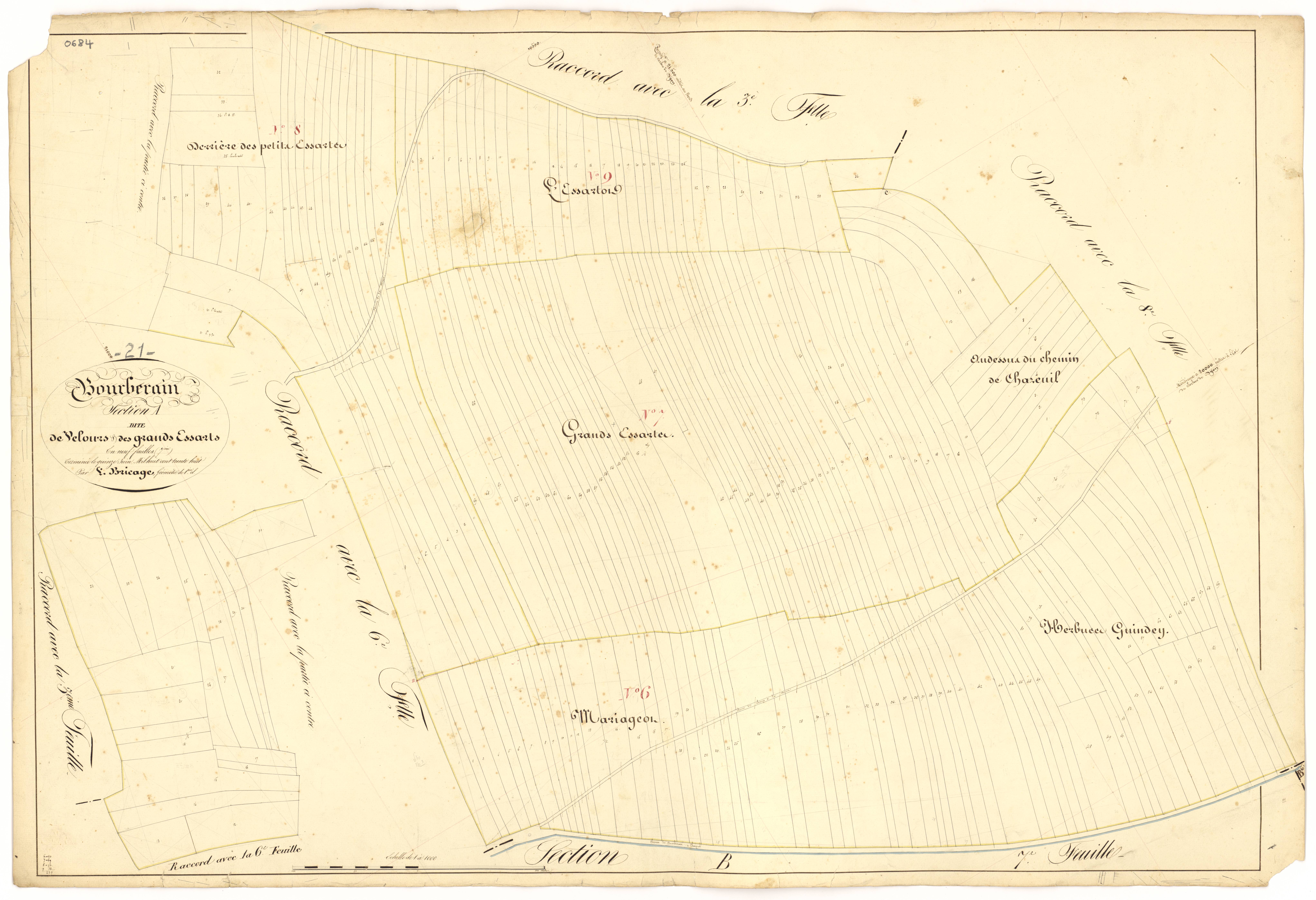 Bourberain - Section A7 - 3 P PLAN 97/9