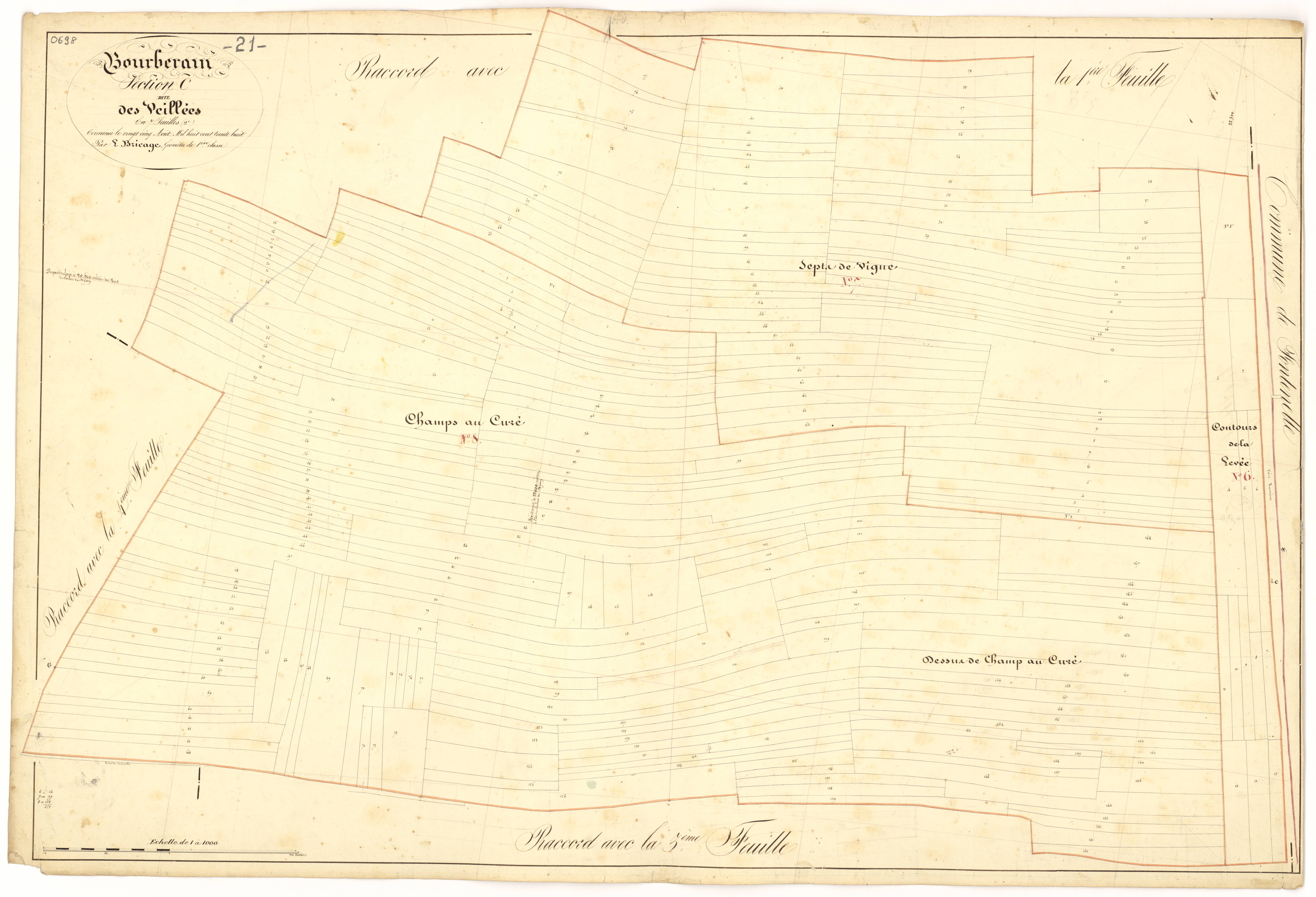 Bourberain - Section C2 - 3 P PLAN 97/23
