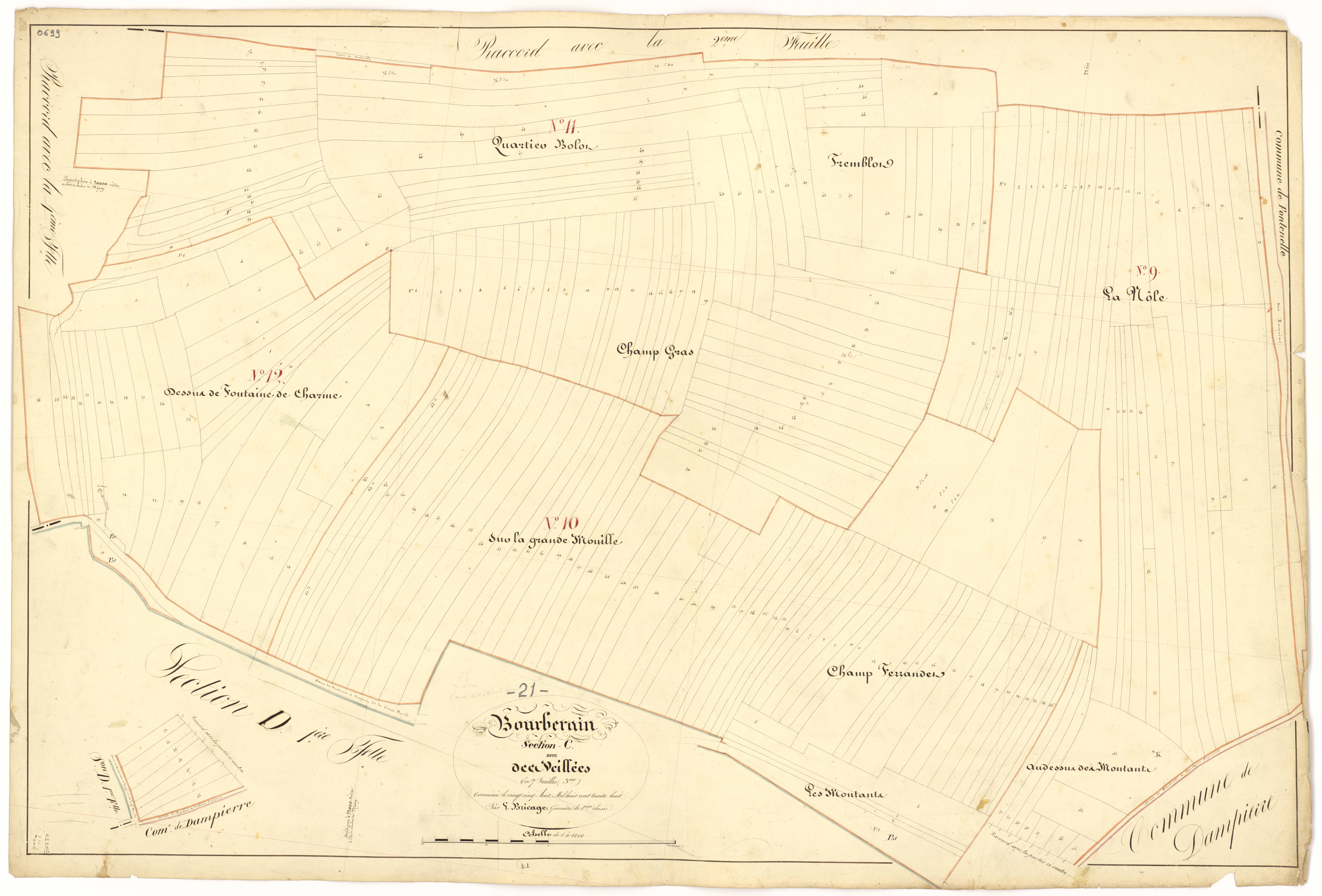 Bourberain - Section C3 - 3 P PLAN 97/24