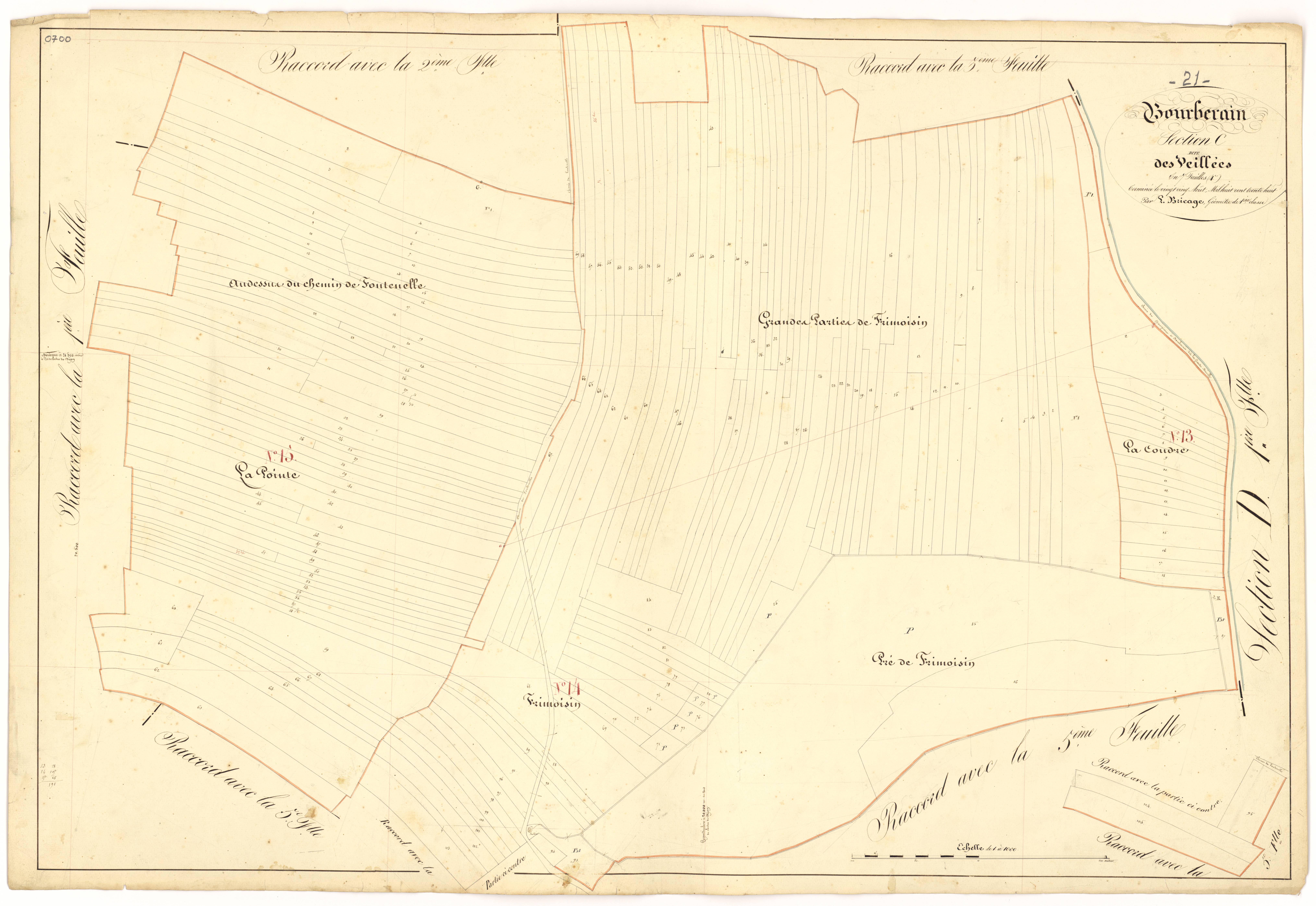 Bourberain - Section C4 - 3 P PLAN 97/25