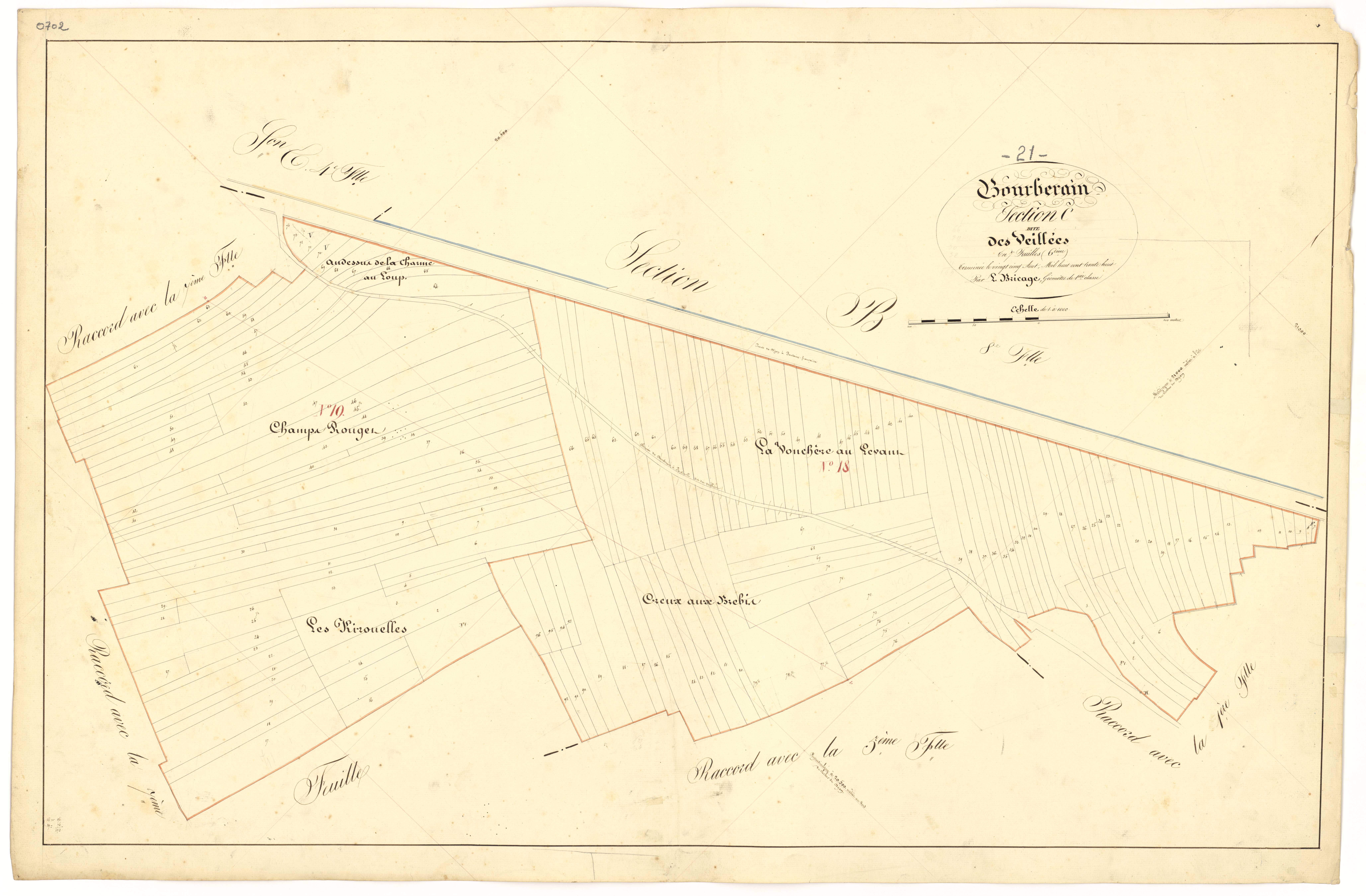 Bourberain - Section C6 - 3 P PLAN 97/27