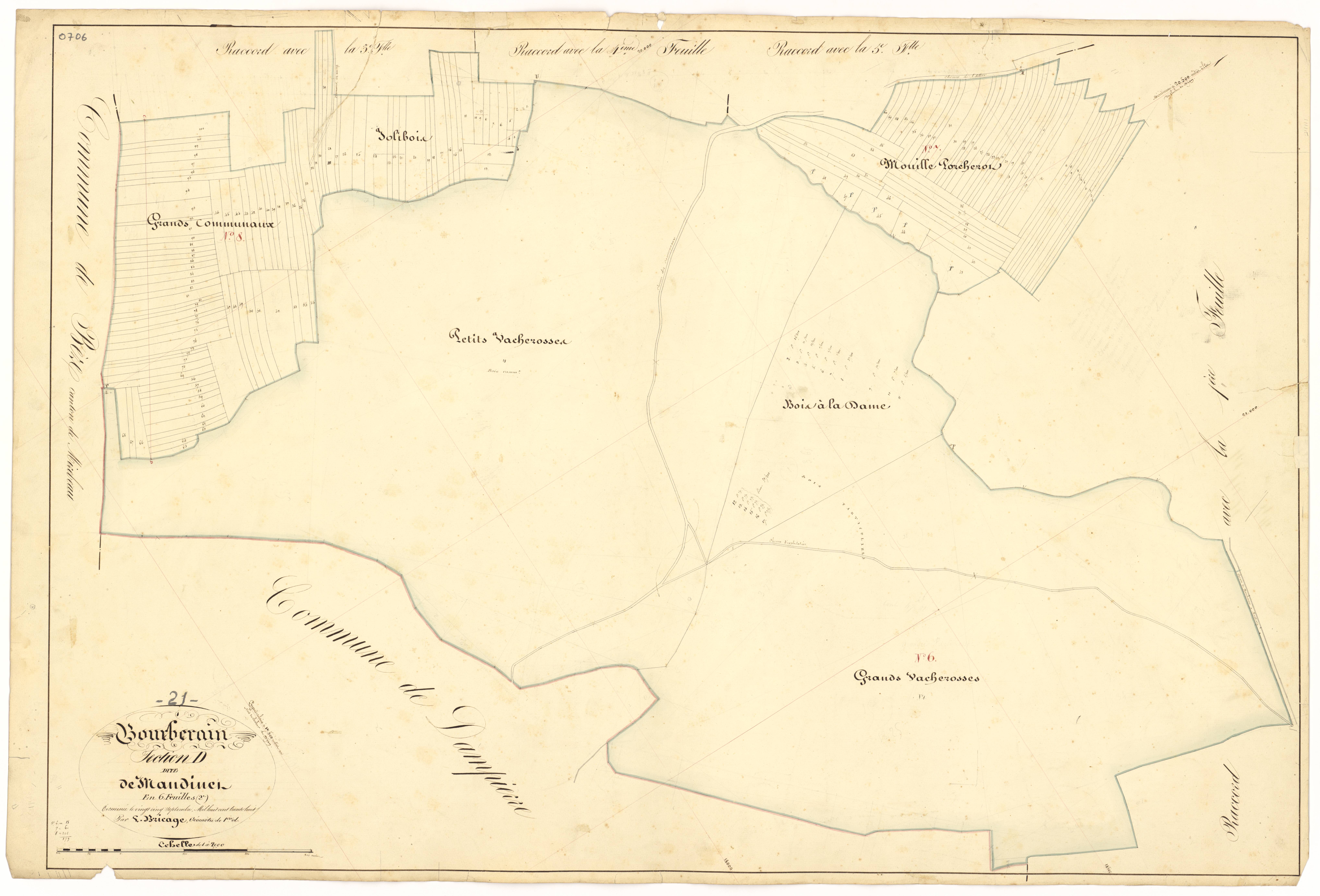 Bourberain - Section D2 - 3 P PLAN 97/31