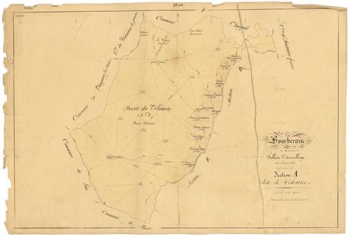 Bourberain - Section A (tableau d'assemblage) - 3 P PLAN 97/2