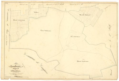 Bourberain - Section D2 - 3 P PLAN 97/31