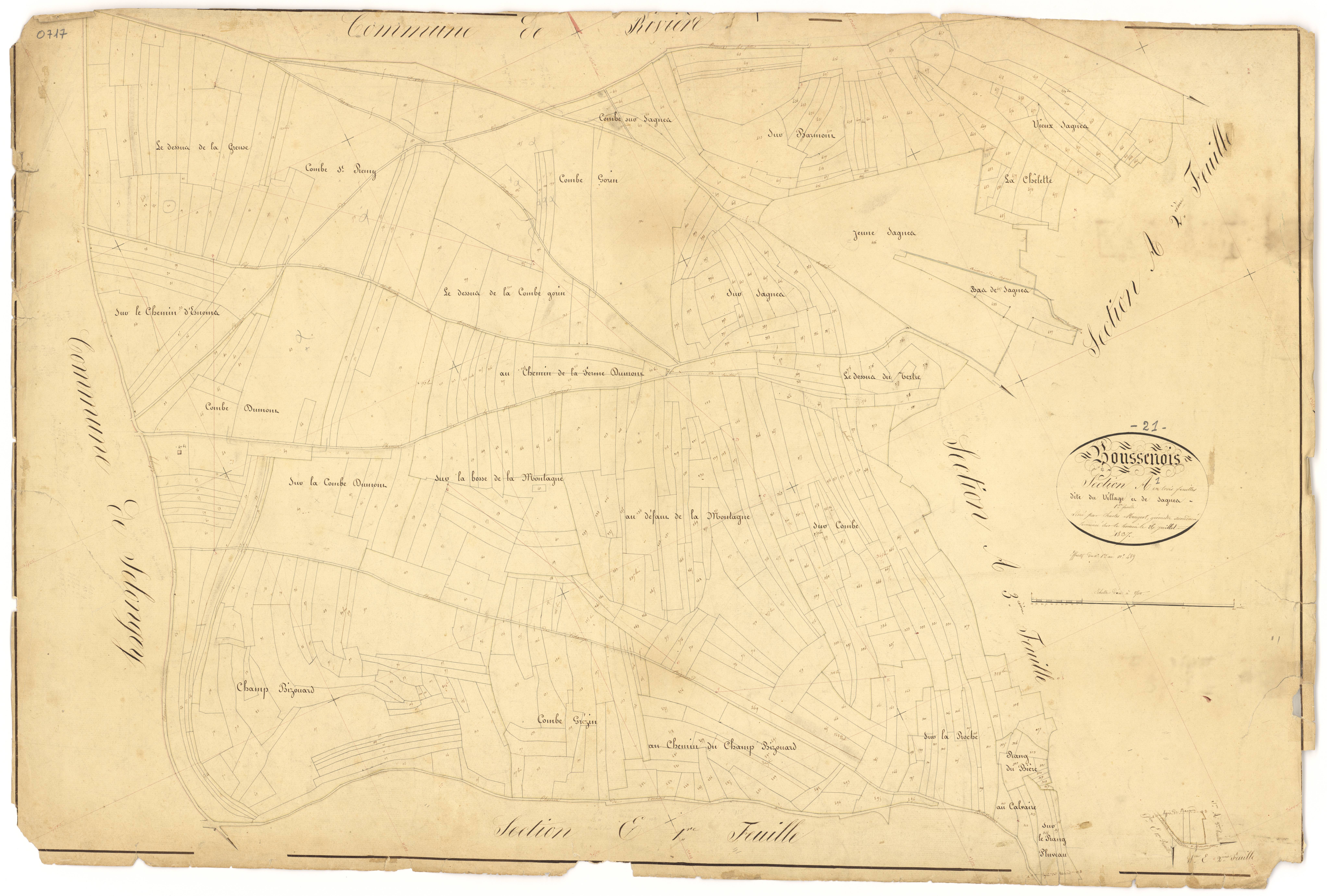 Boussenois - Section A1 - 3 P PLAN 99/2