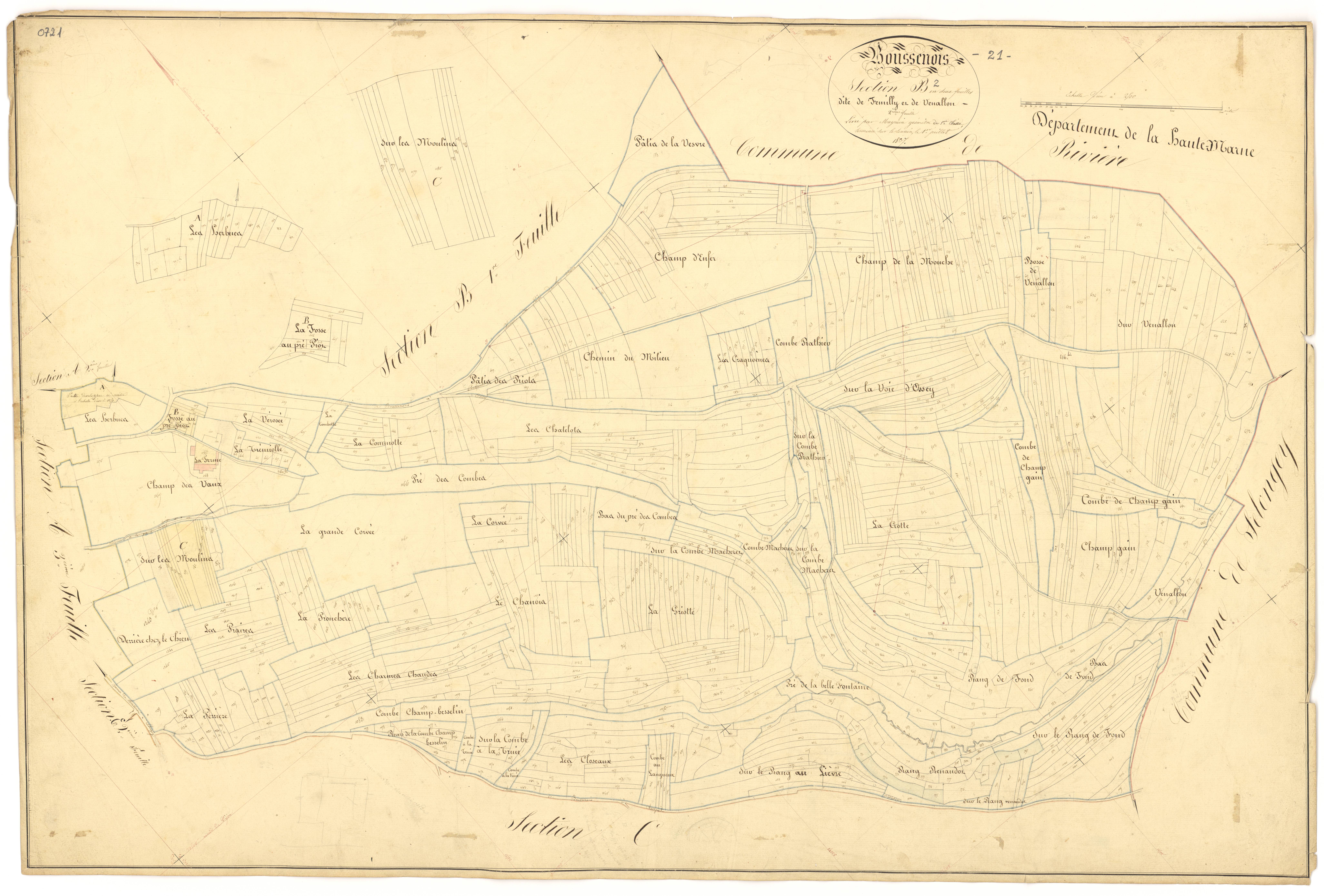 Boussenois - Section B2 - 3 P PLAN 99/6