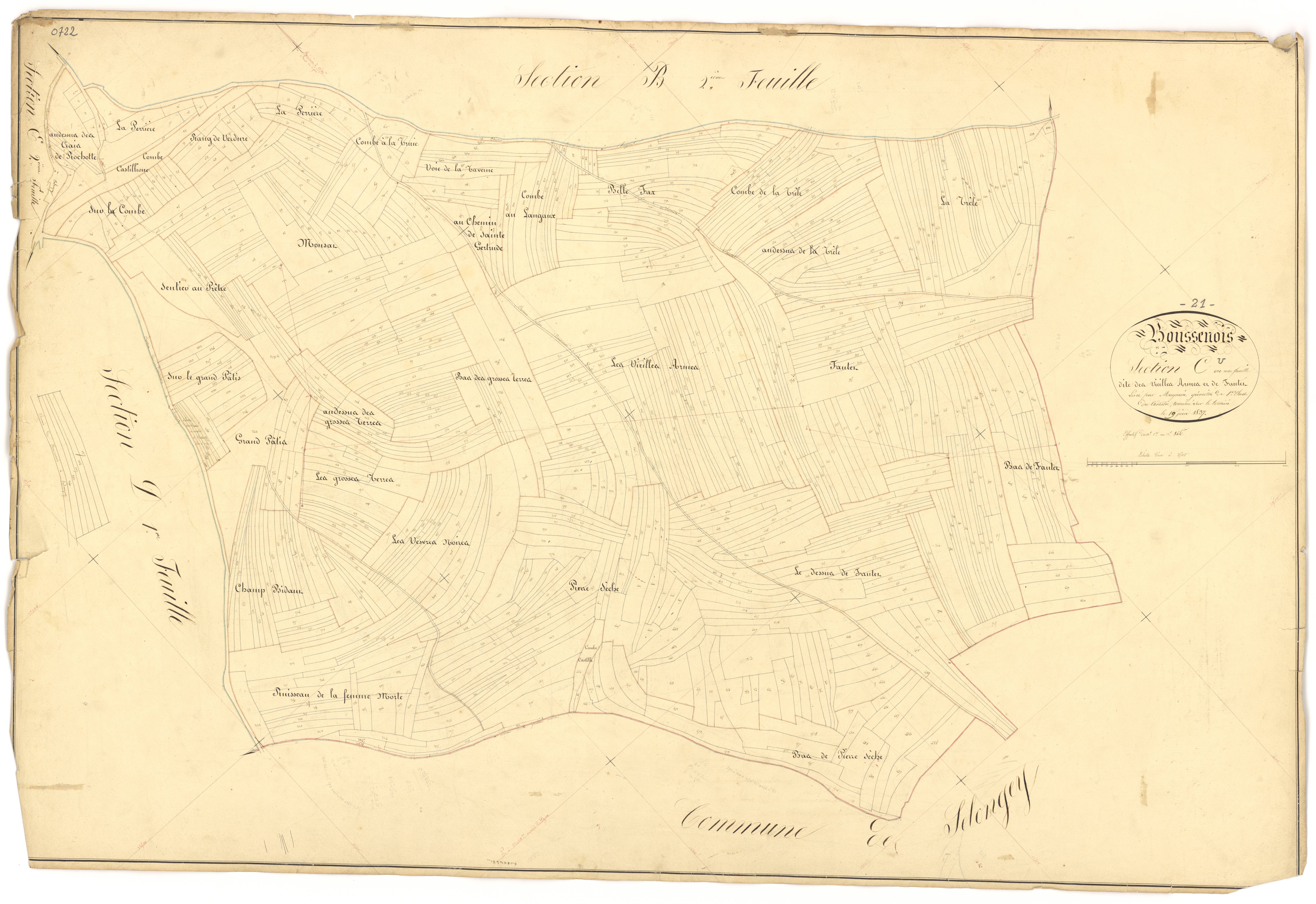 Boussenois - Section C - 3 P PLAN 99/7