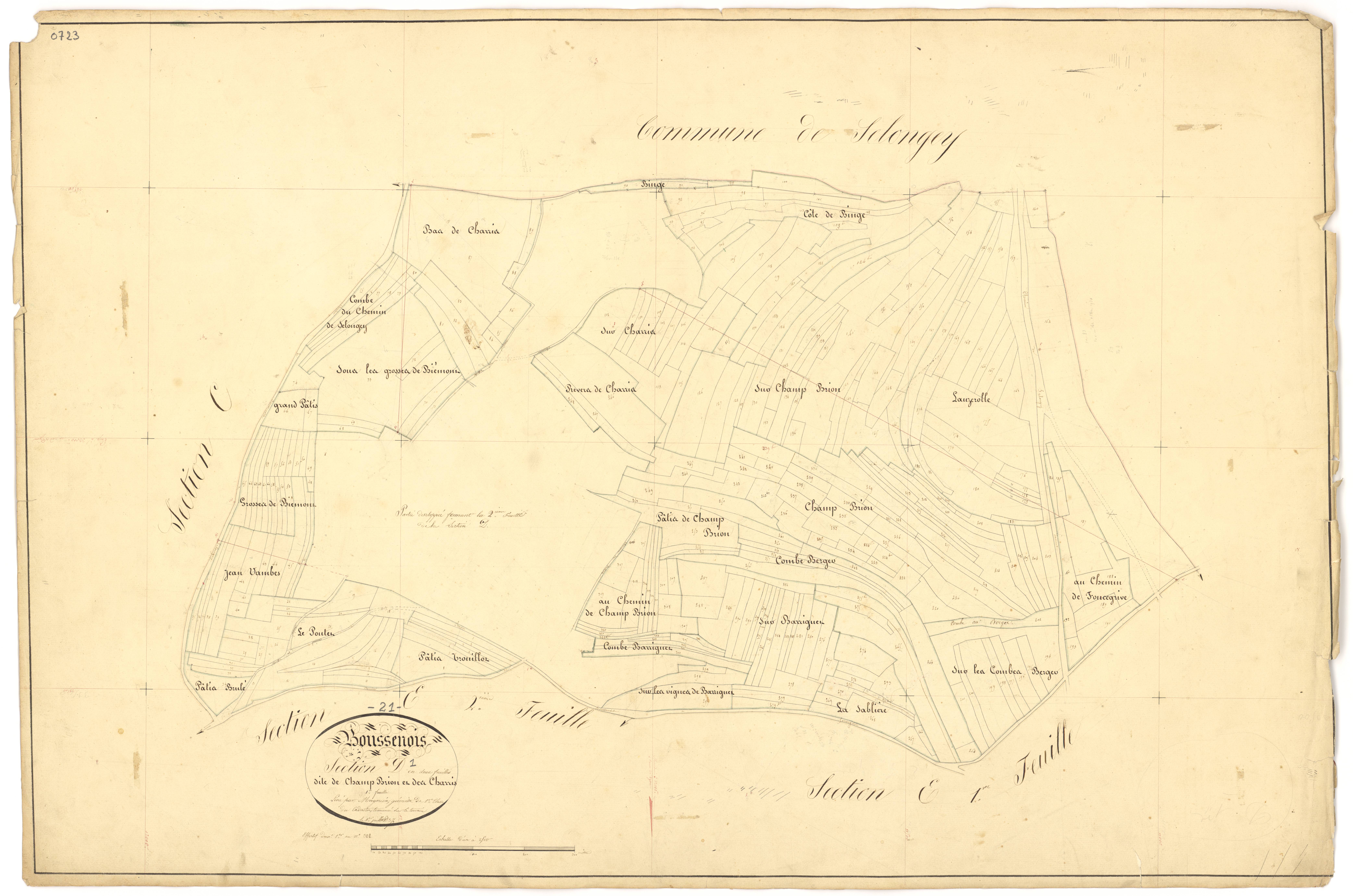 Boussenois - Section D1 - 3 P PLAN 99/8